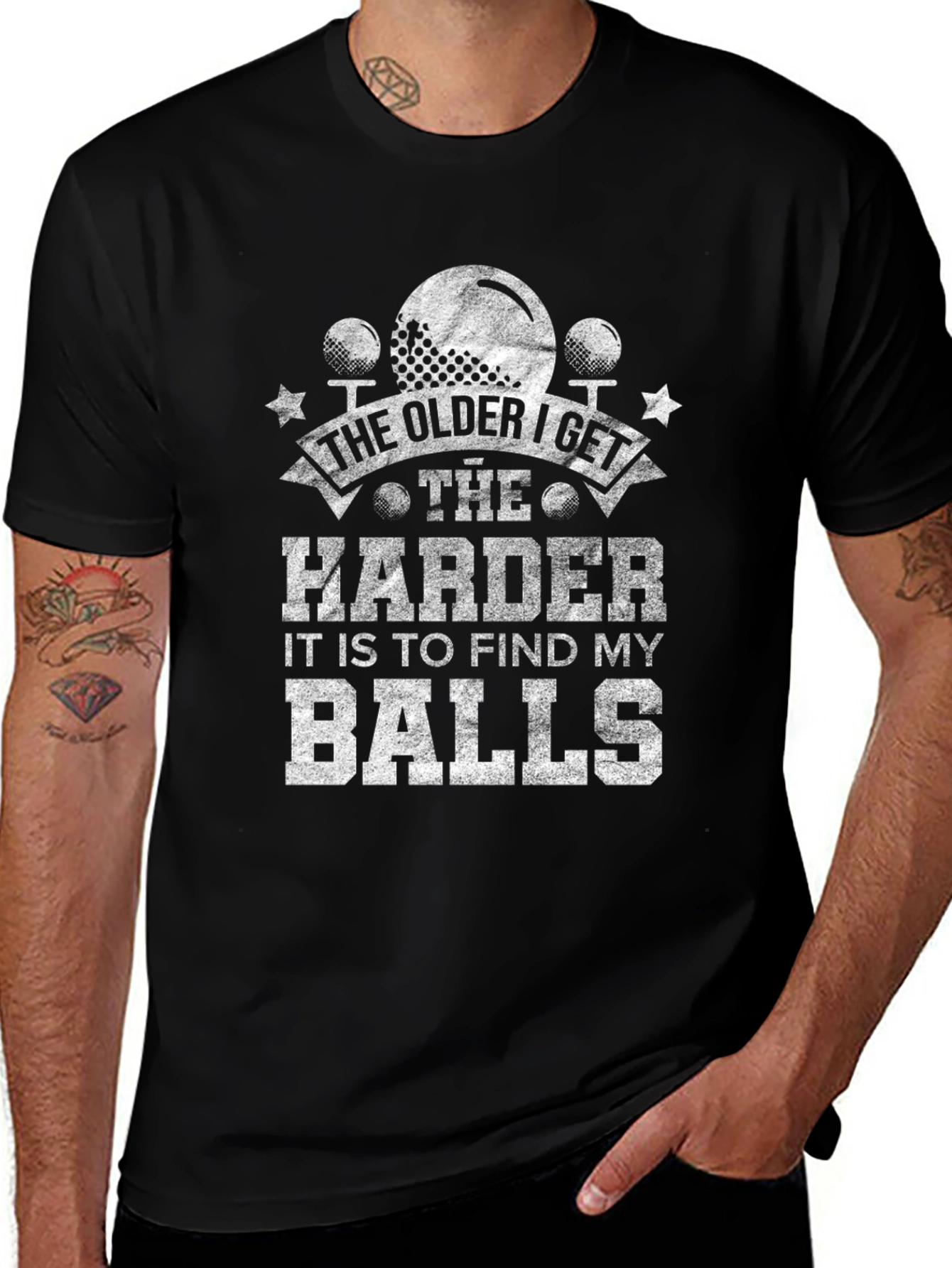 Variant 22 of Funny Golf T-Shirt: The Older I Get