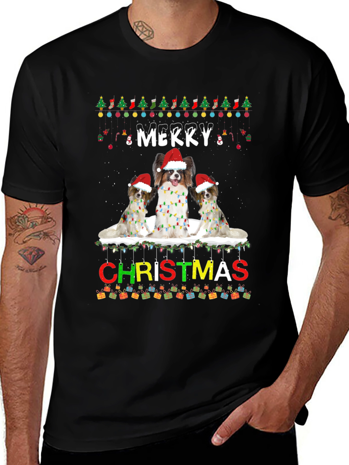 Merry Christmas Dog Lover T-Shirt