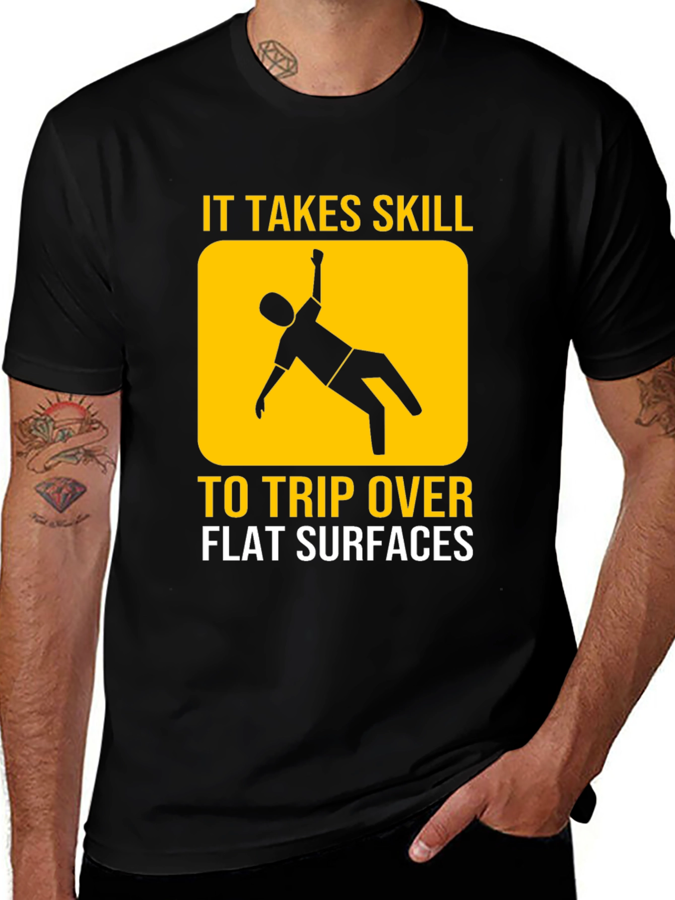 Variant 22 of Funny "It Takes Skill" Graphic T-Shirt
