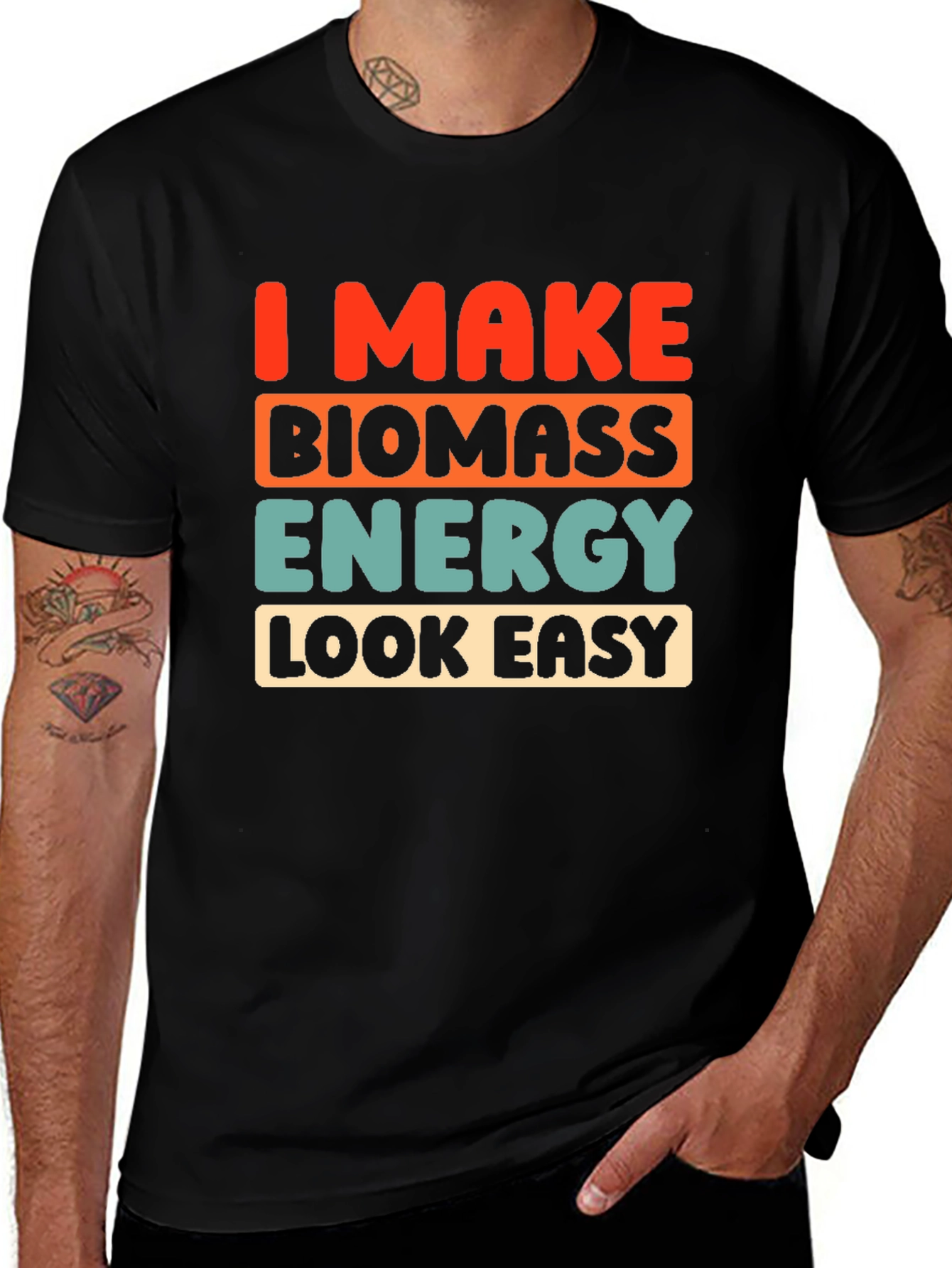 Variant 29 of Biomass Energy T-Shirt - Funny Environmental Tee
