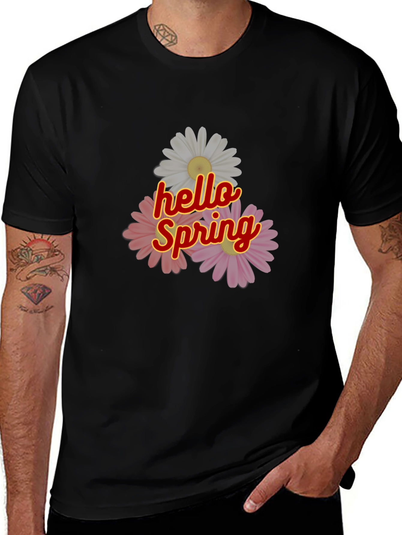 Variant 15 of Hello Spring Floral T-Shirt