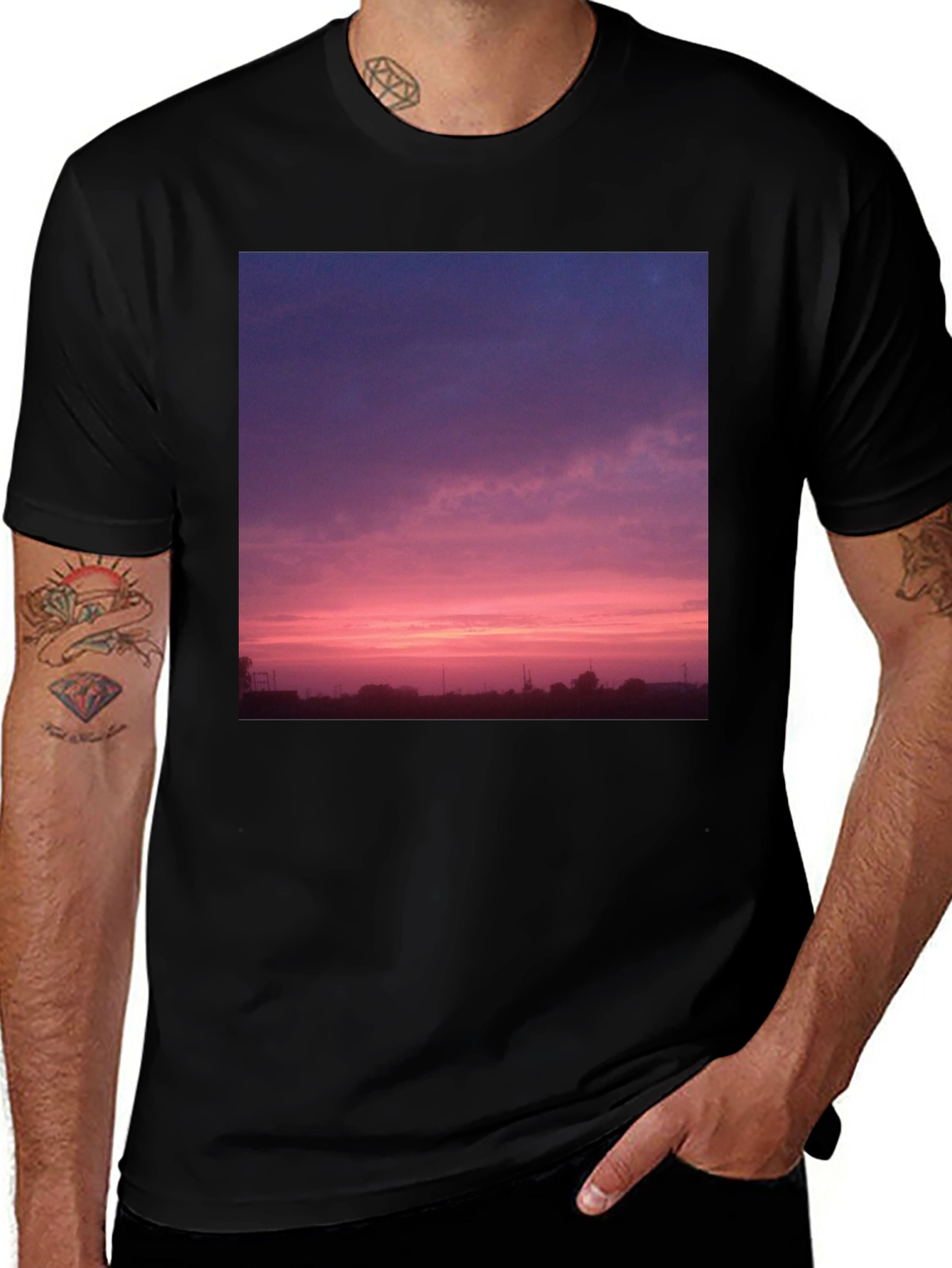 Variant 8 of Sunset Sky T-Shirt - Stylish & Comfortable
