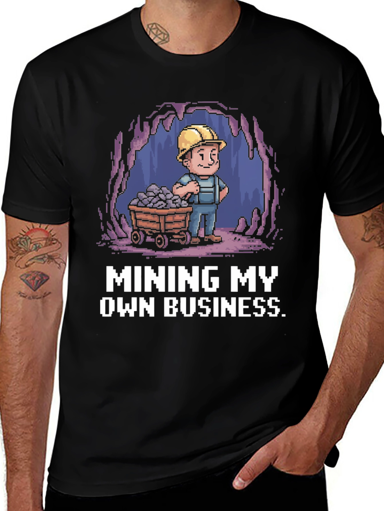 Variant 19 of Mining My Own Business T-Shirt