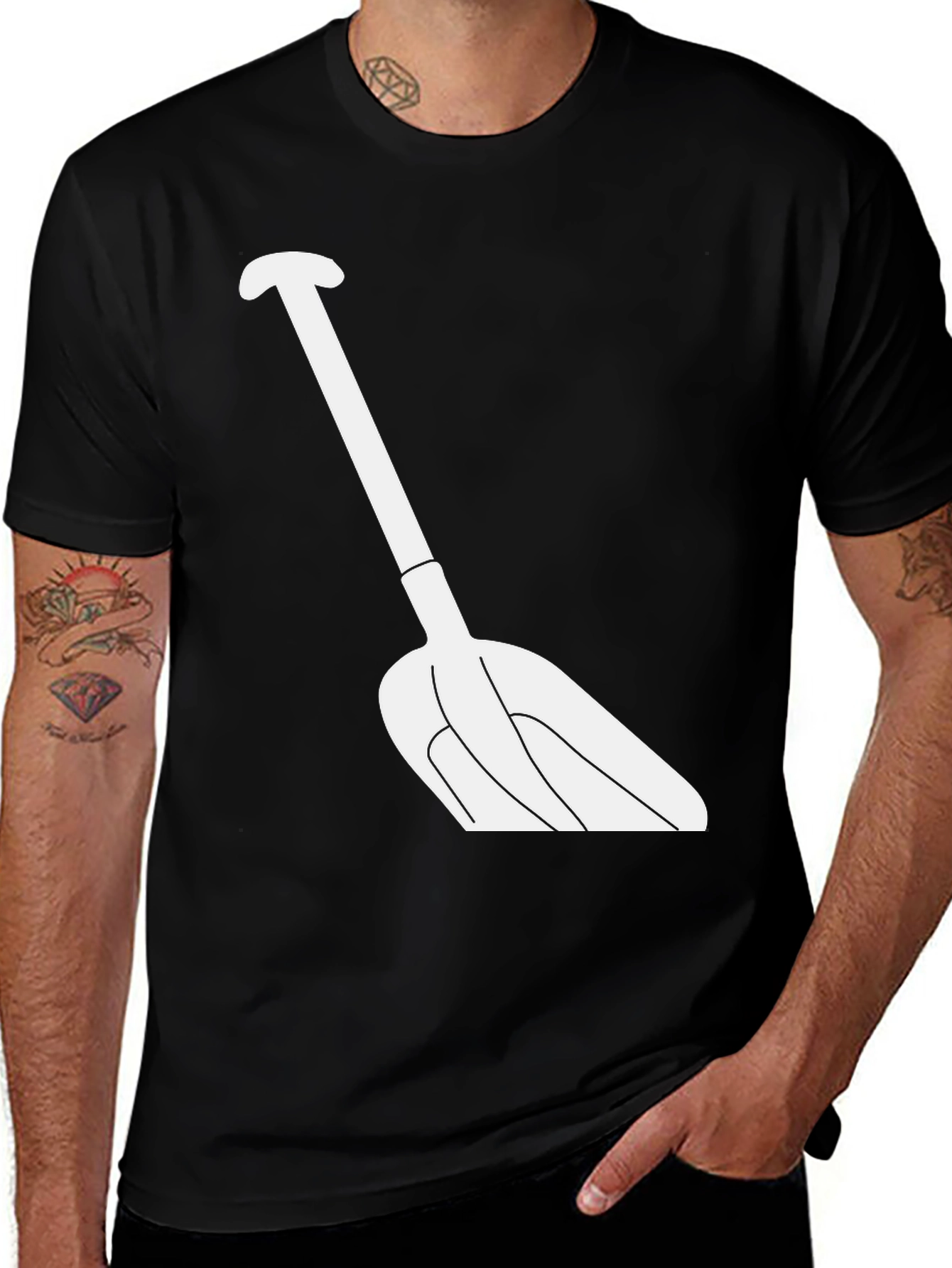 Variant 15 of Novelty Snow Shovel Graphic T-Shirt