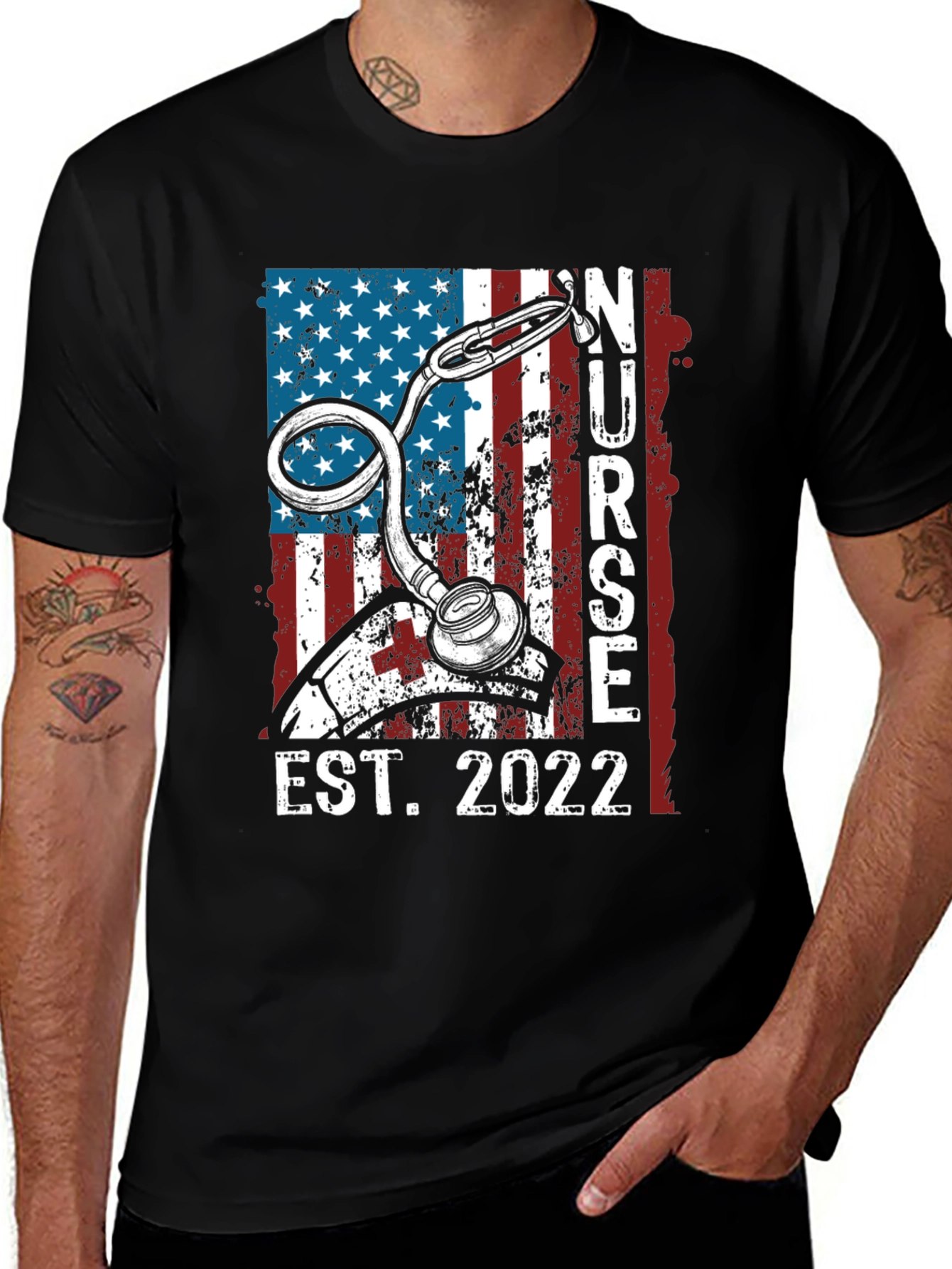 Variant 6 of Nurse Est. 2022 Graphic T-Shirt