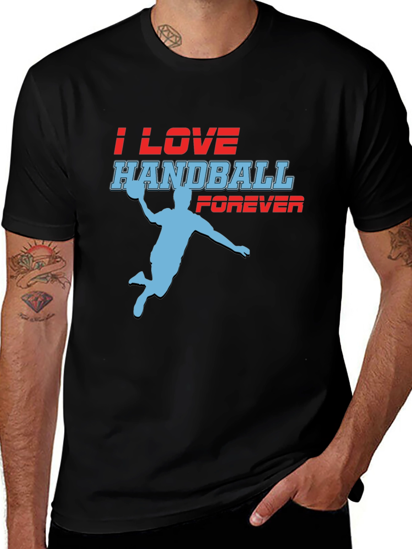 Variant 11 of Handball Fan T-Shirt - I Love Handball Forever