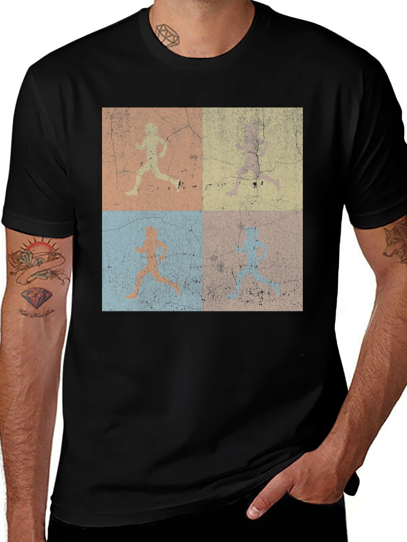 Variant 26 of Retro Runner Graphic Tee