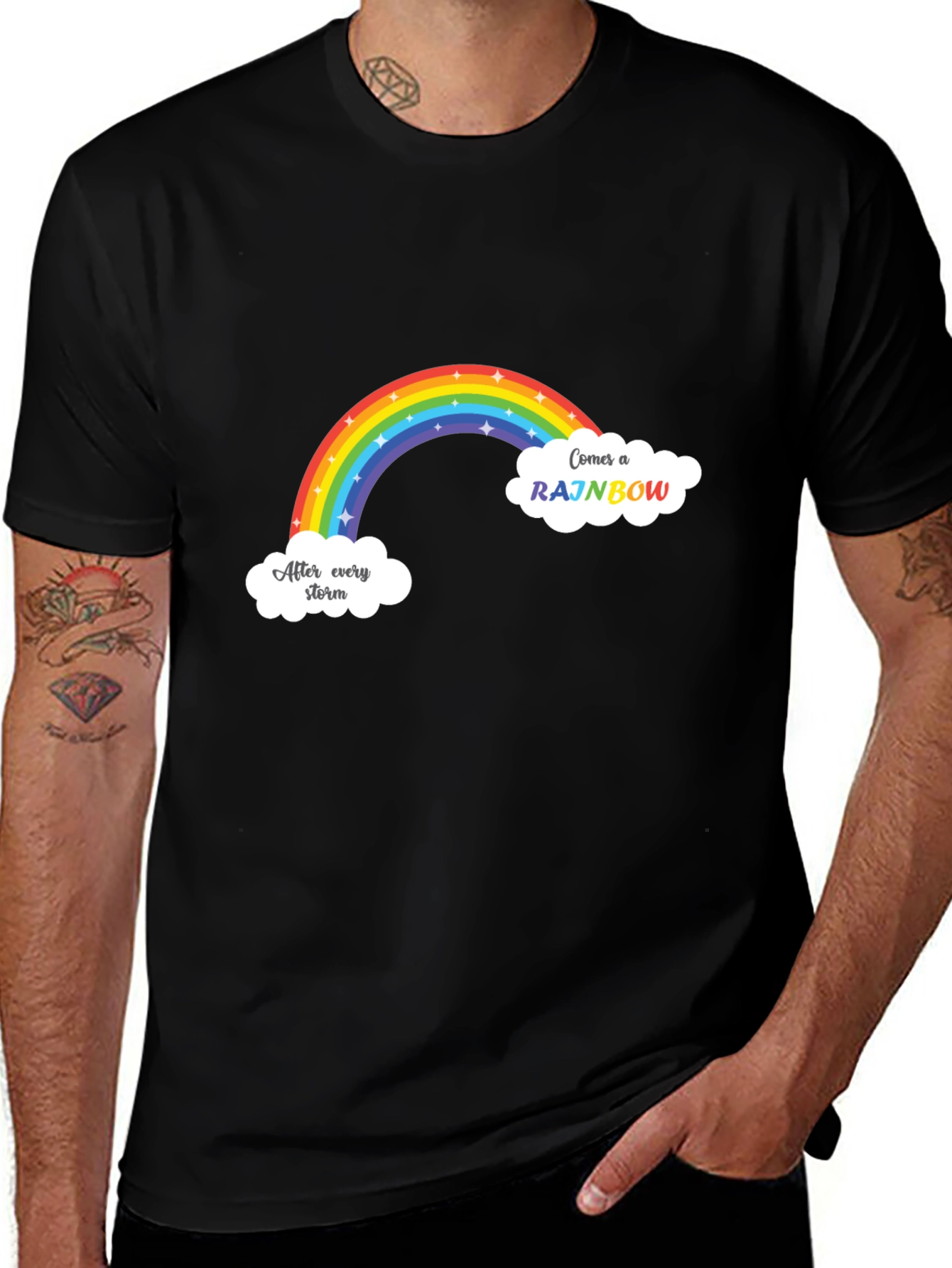 Variant 24 of Rainbow After Storm Graphic T-Shirt