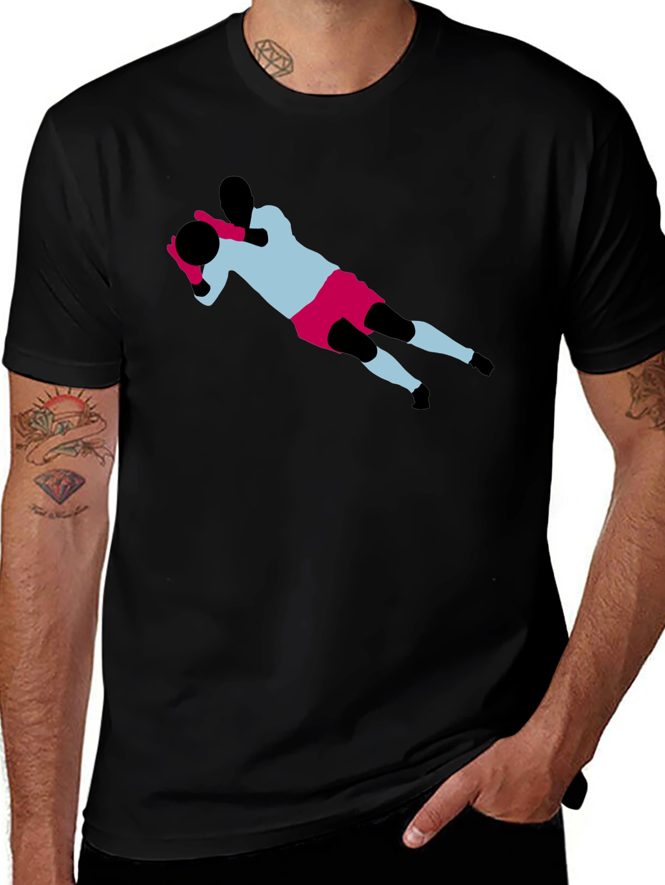 Variant 4 of Goalie Graphic Tee - Stylish Soccer Inspired T-Shirt