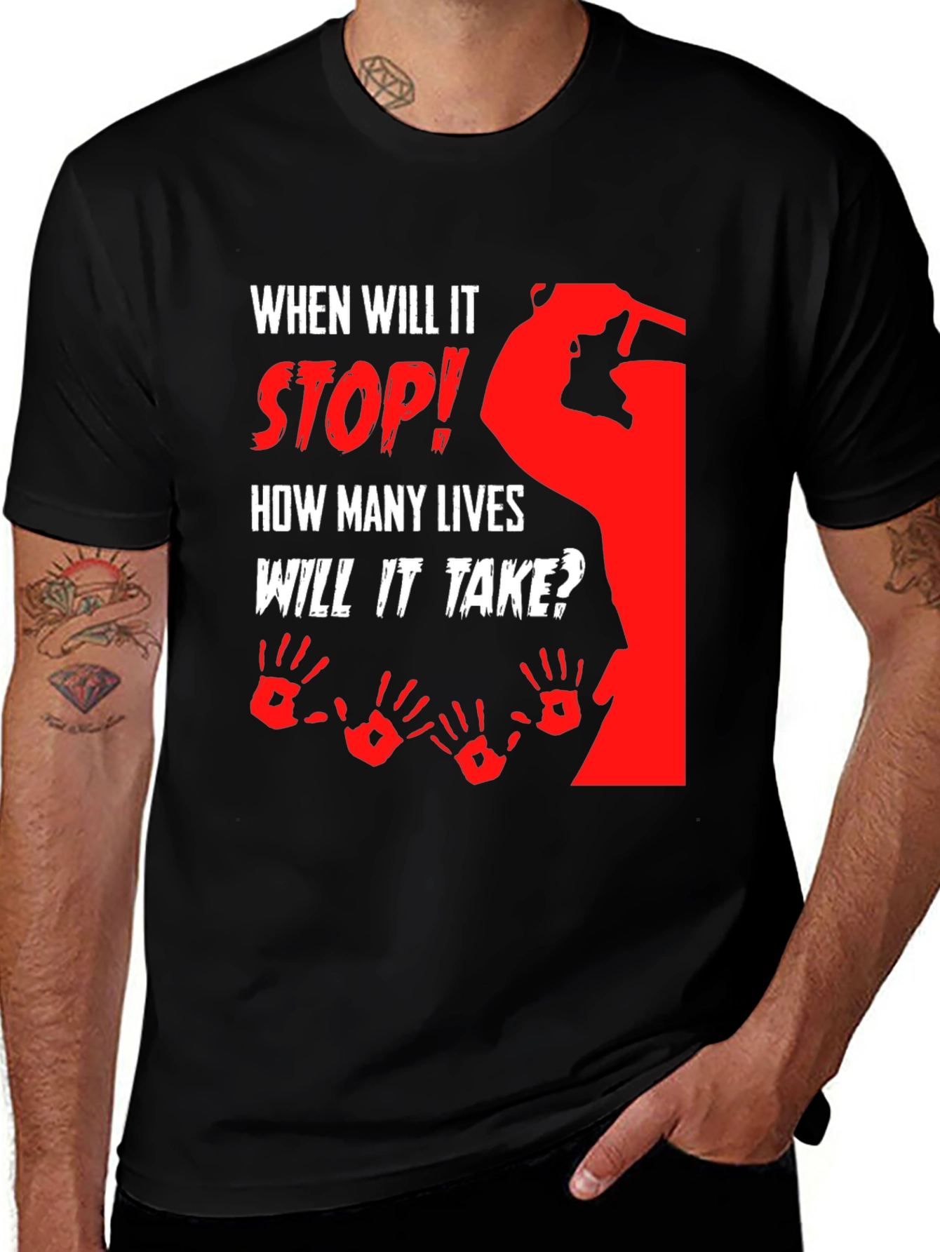 Variant 12 of Stop the Violence Graphic T-Shirt