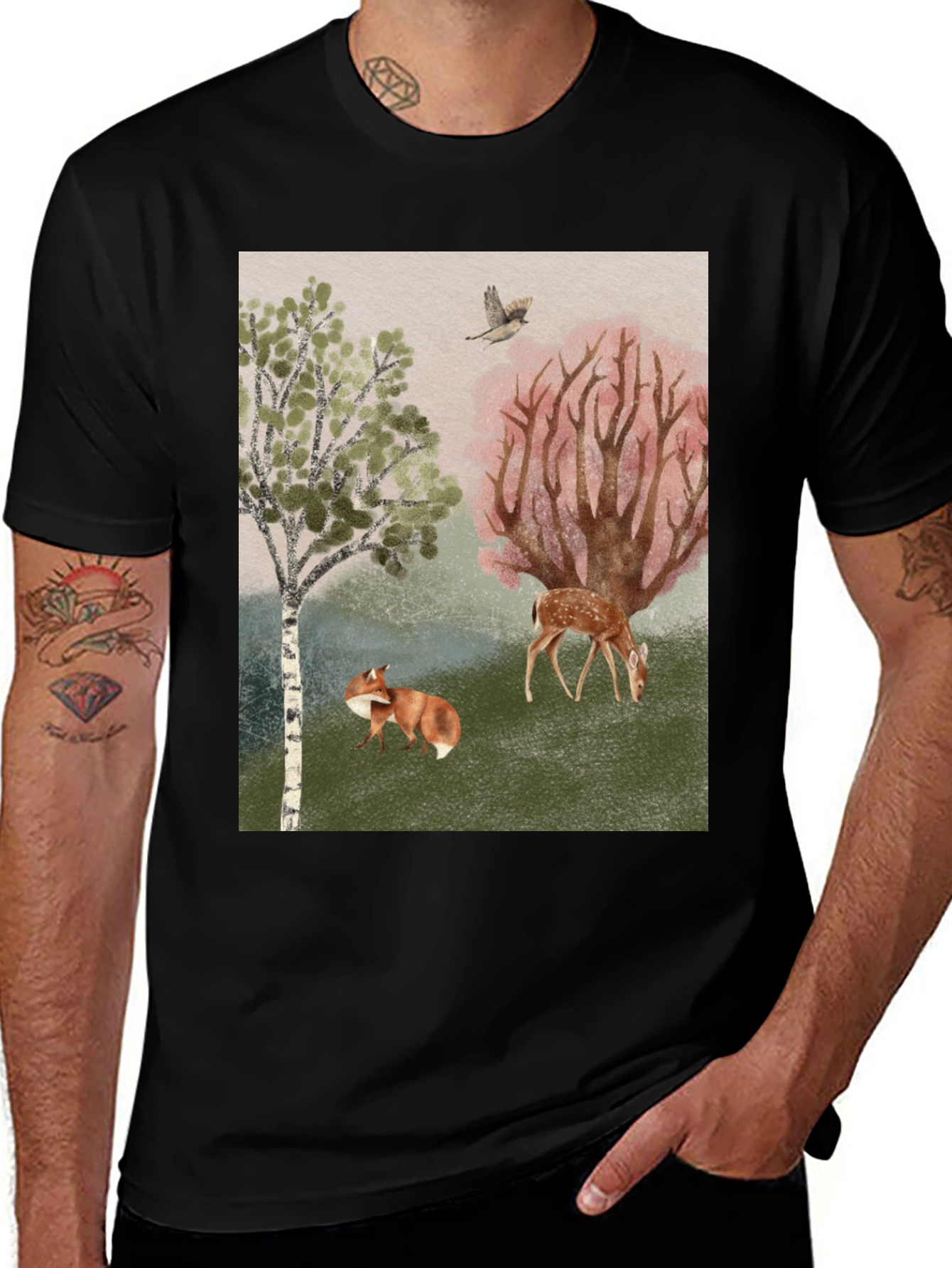 Variant 9 of Nature Scene Graphic Tee