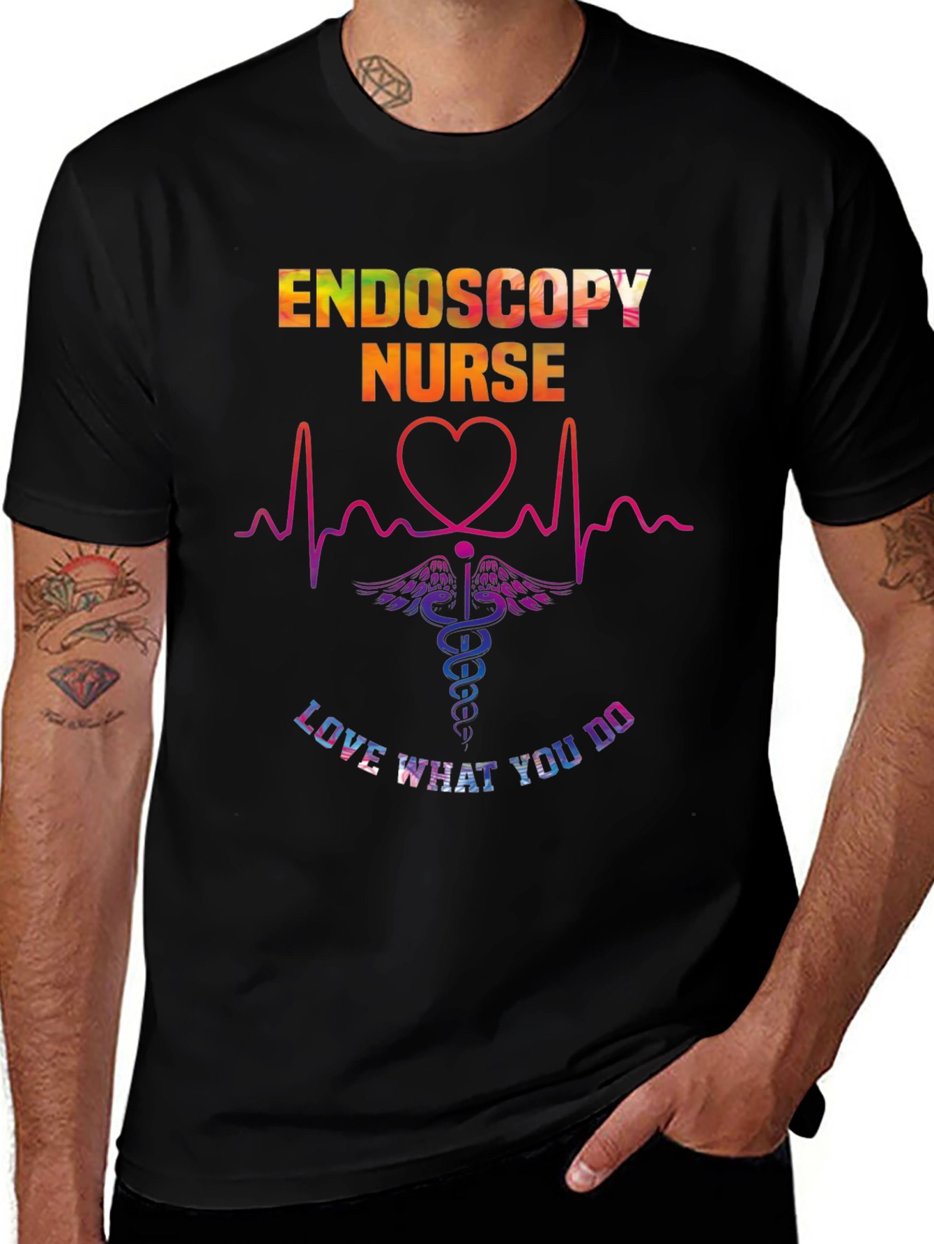 Endoscopy Nurse Graphic T-Shirt
