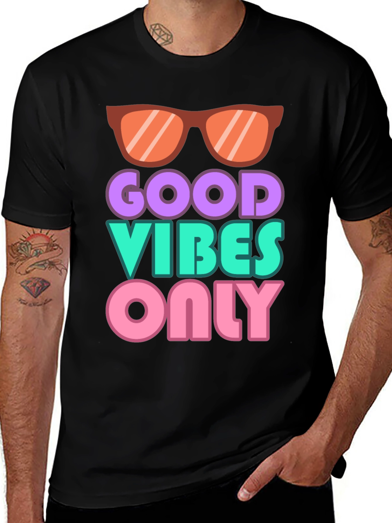 Variant 30 of Good Vibes Only Graphic T-Shirt
