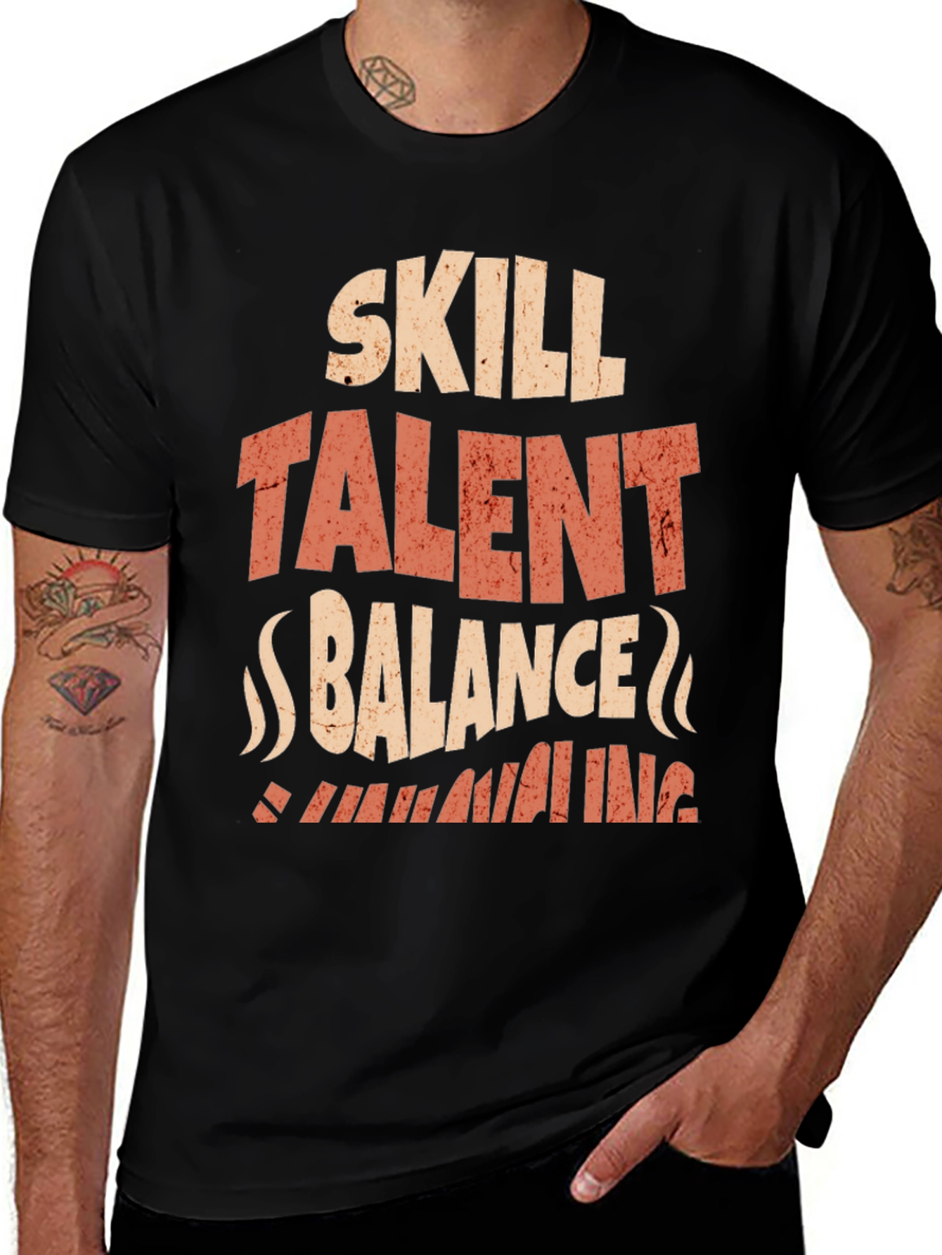 Variant 26 of Skill Talent Balance Men's Graphic Tee