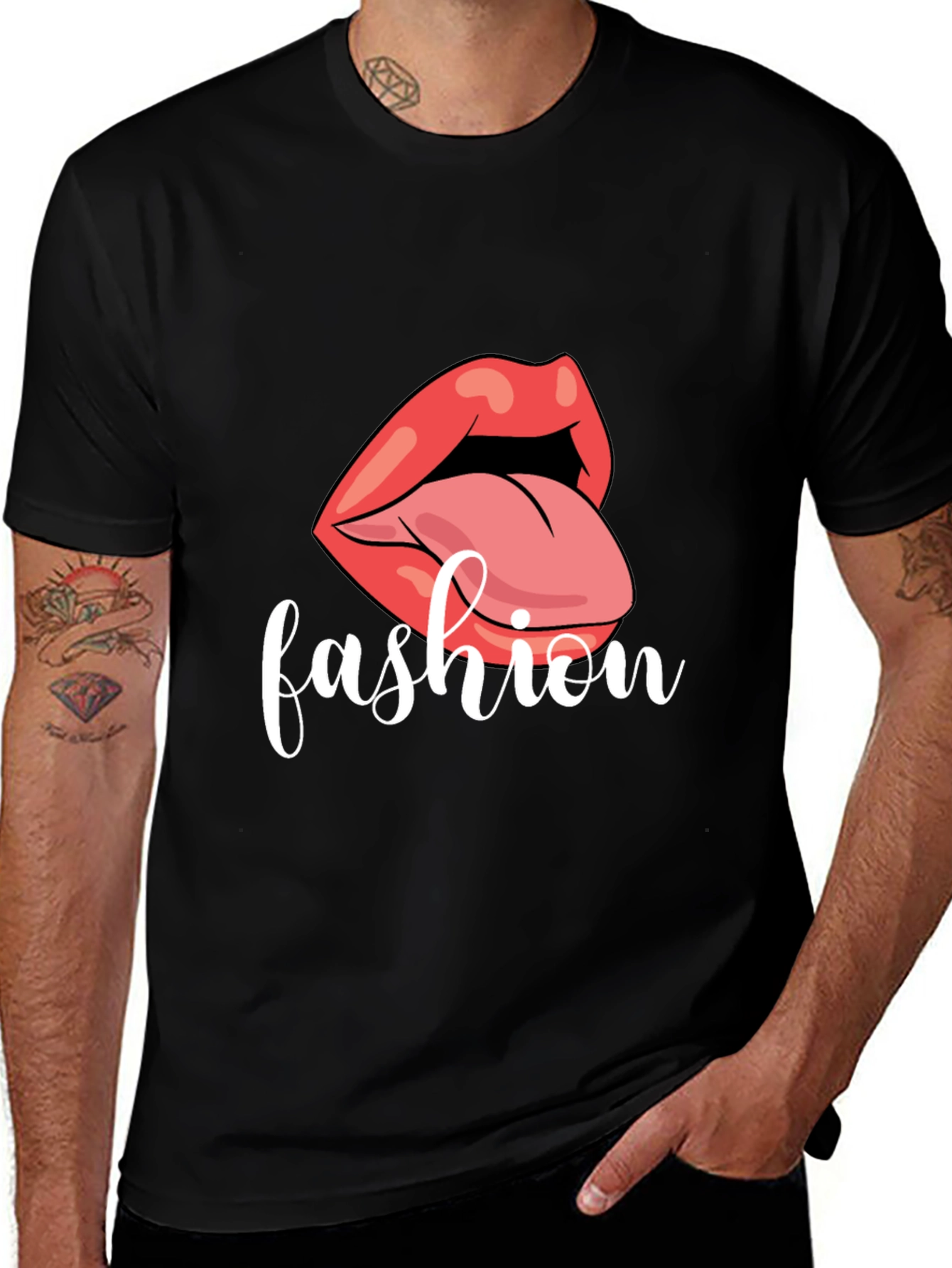 Variant 19 of Fashion Lips Graphic T-Shirt
