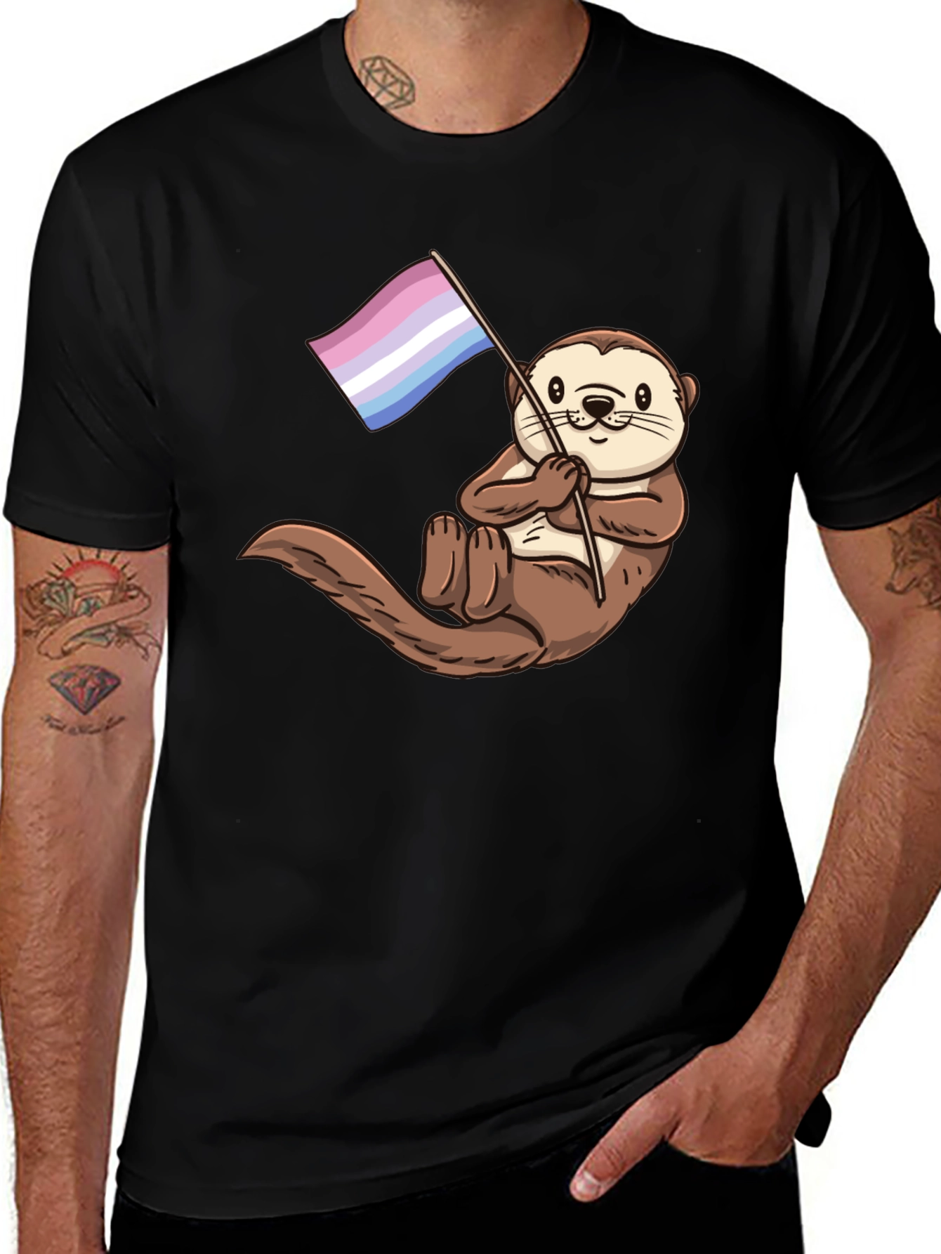 Variant 16 of Cute Otter Pride T-Shirt