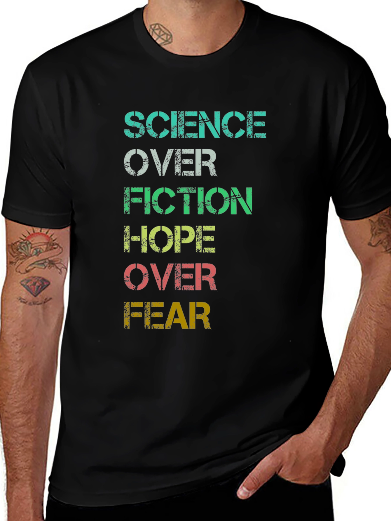 Variant 29 of Science Over Fiction Graphic Tee