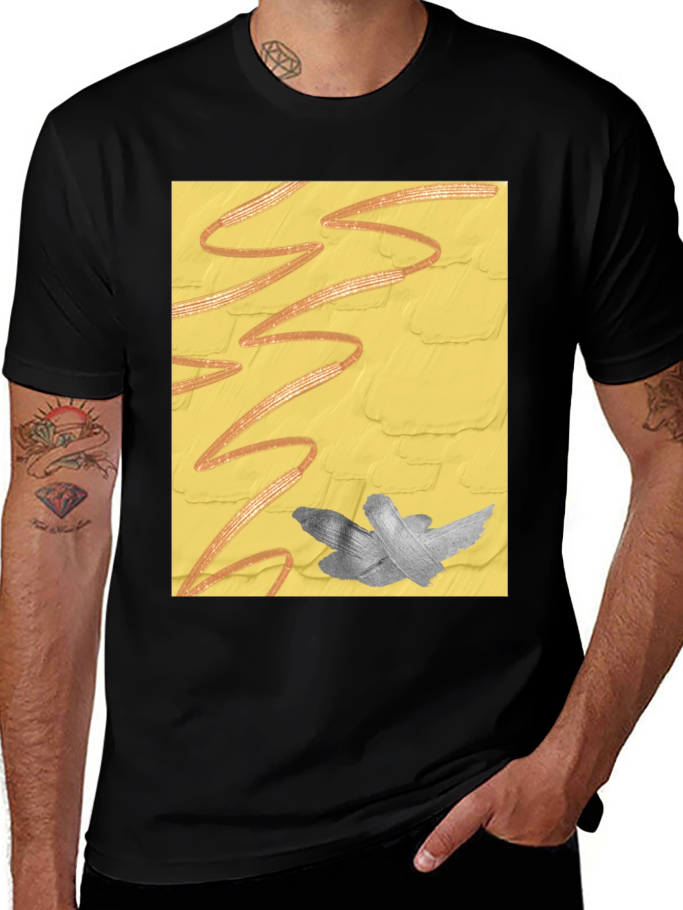 Variant 26 of Modern Art Graphic Tee - Abstract Design