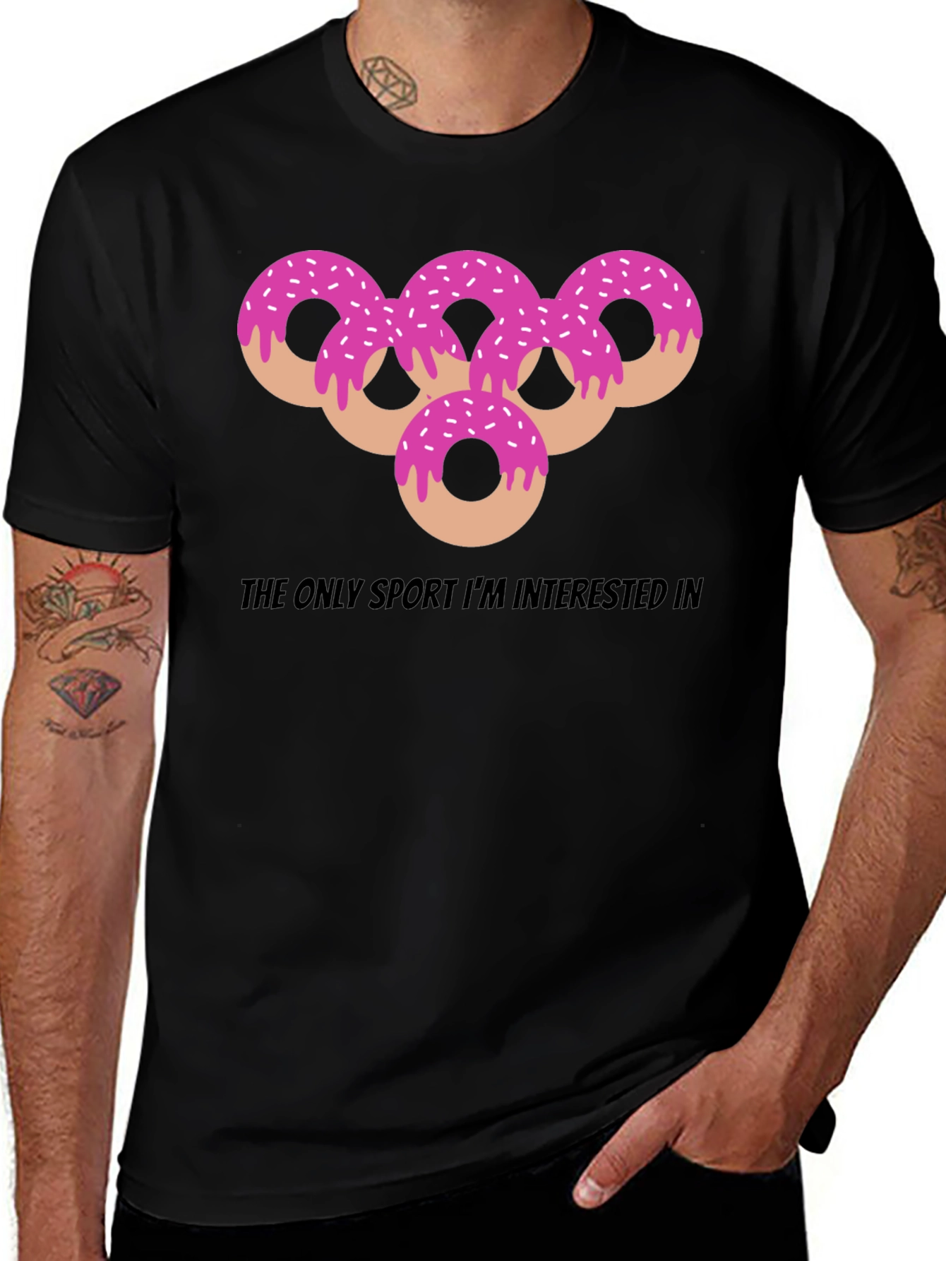 Variant 13 of Donut Olympics T-Shirt - Funny Sport Tee