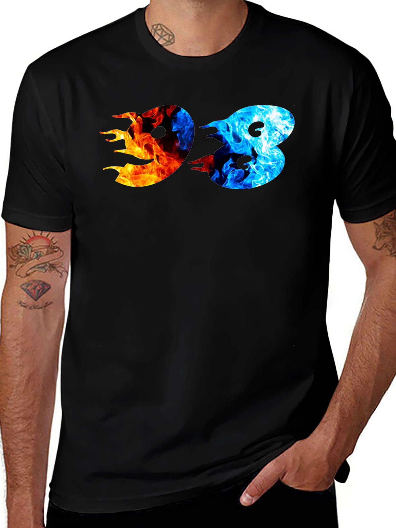 Variant 23 of Fire and Ice 98 Graphic T-Shirt