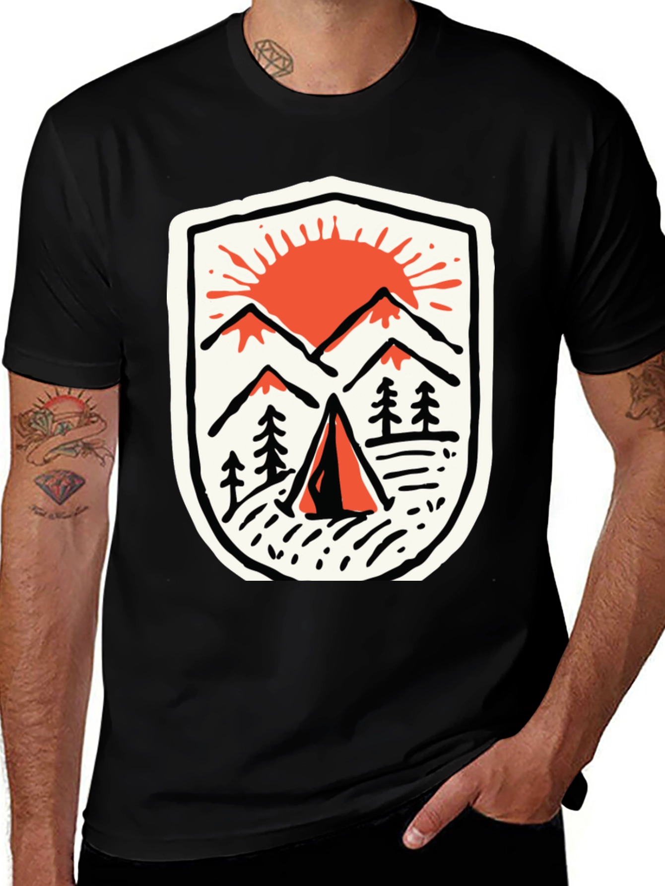 Outdoor Adventure Graphic Tee - Camping & Hiking Shirt