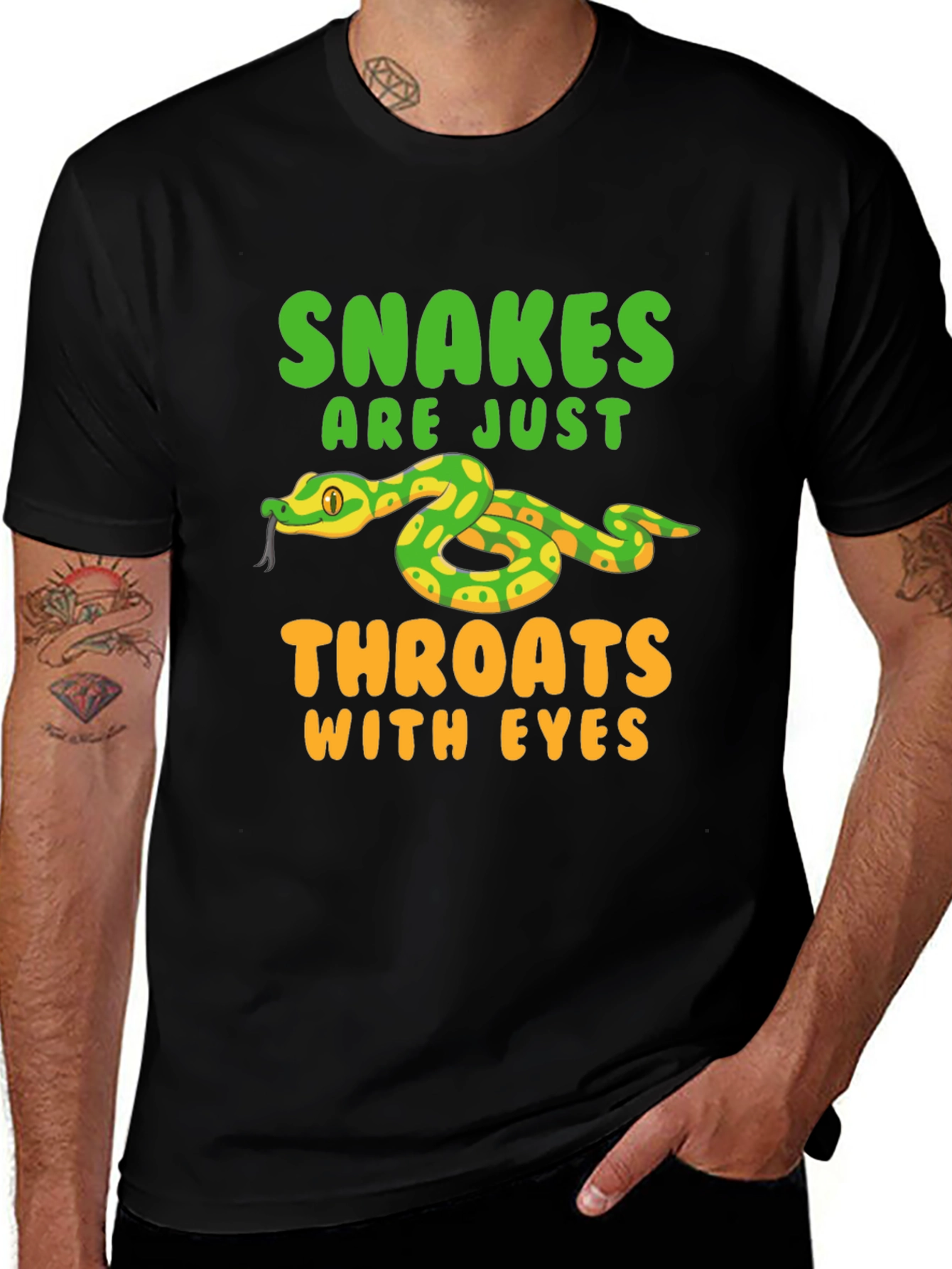 Variant 27 of Snakes Are Just Throats With Eyes T-Shirt