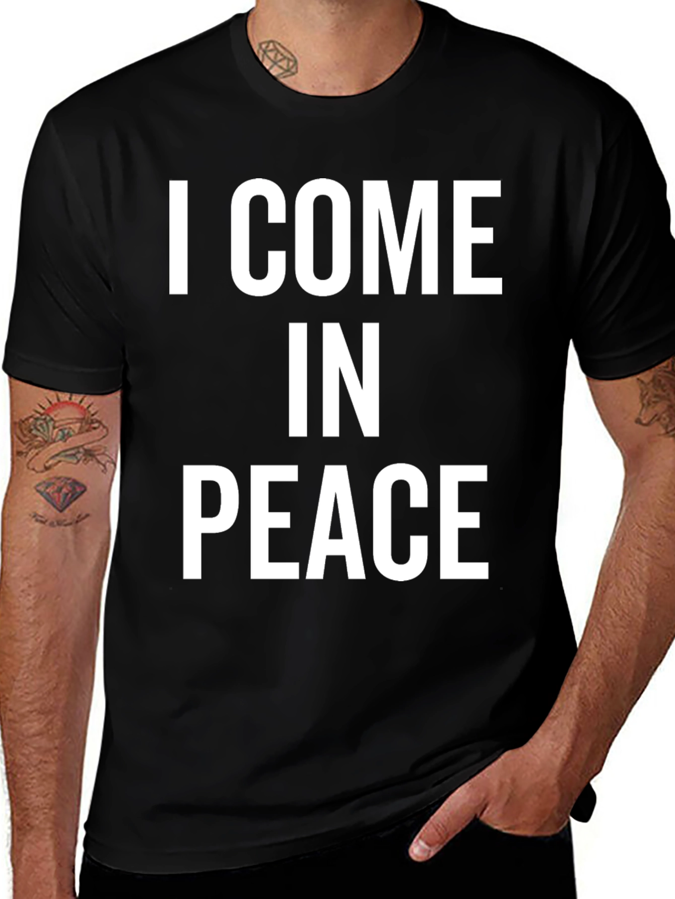 Variant 27 of I Come In Peace Graphic T-Shirt