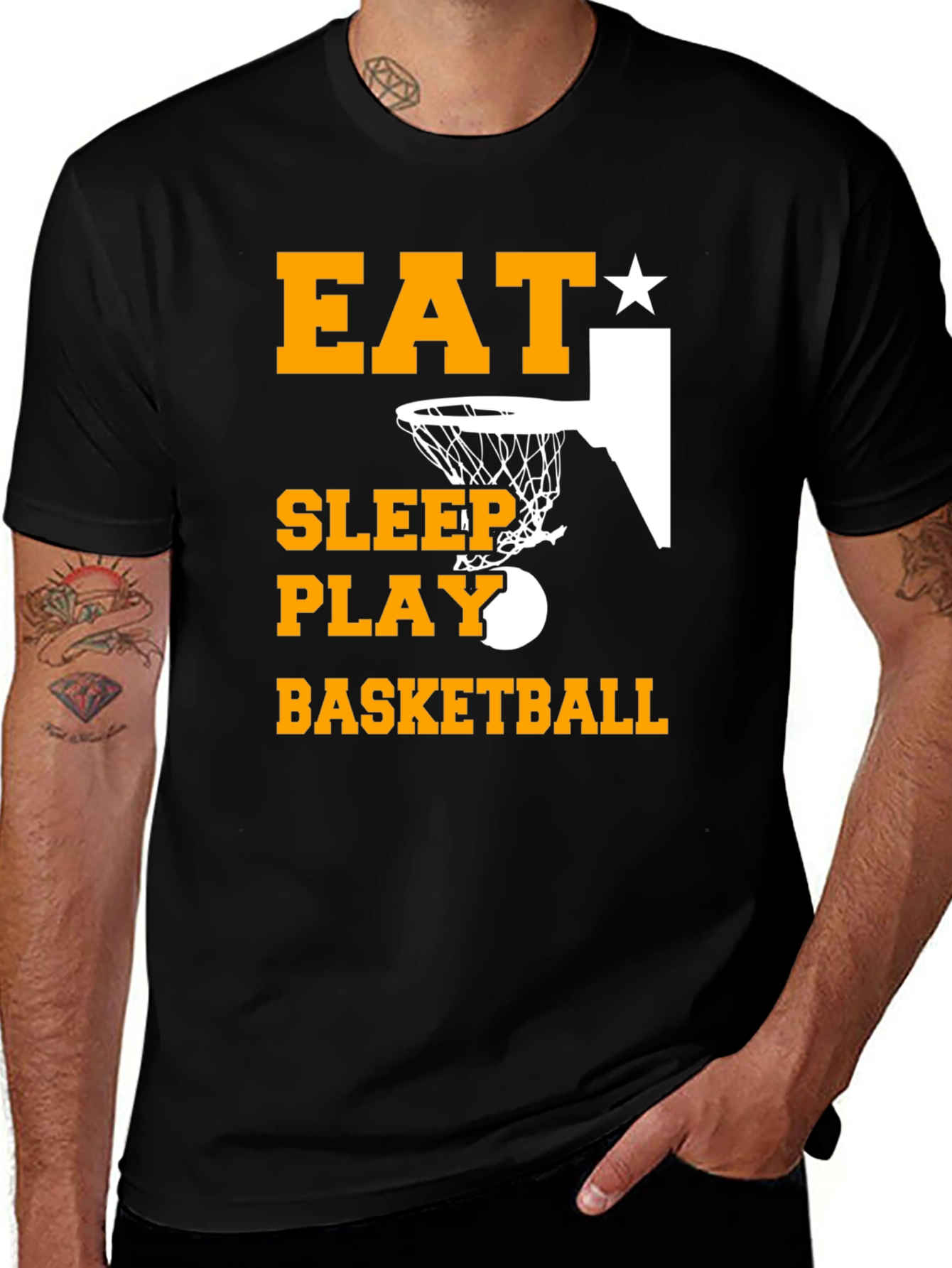Variant 13 of Eat Sleep Play Basketball T-Shirt