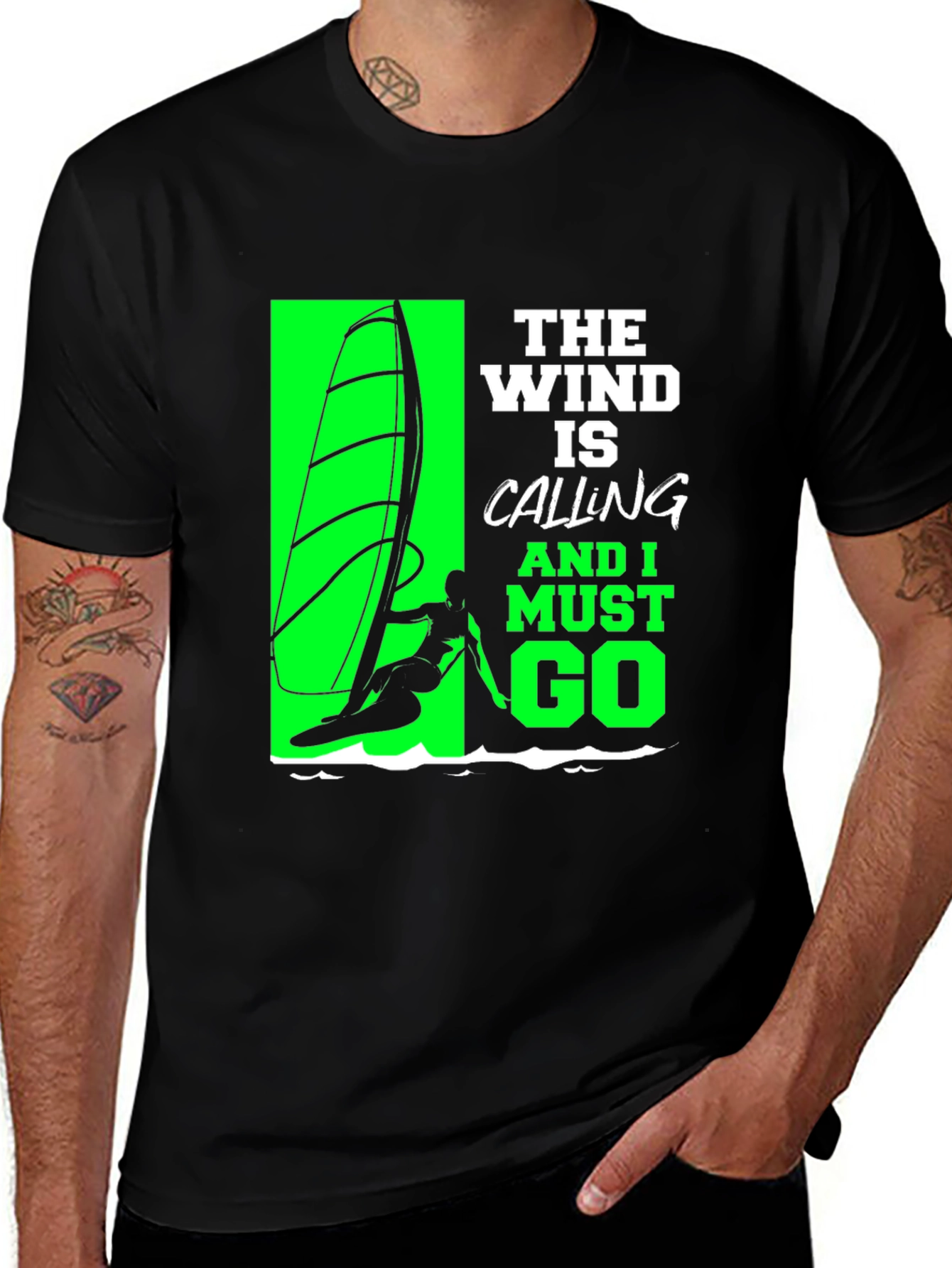 Variant 17 of The Wind is Calling T-Shirt