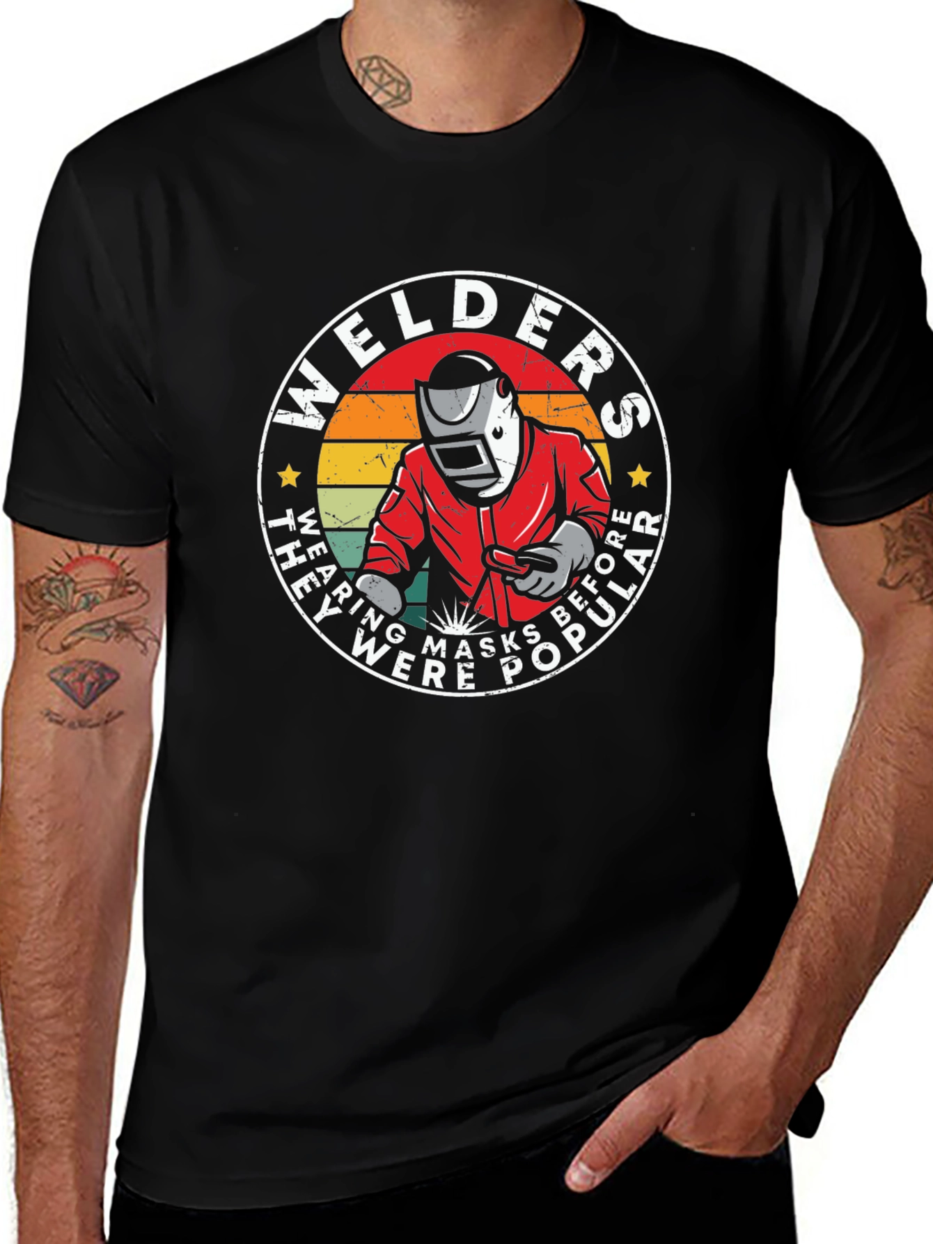 Variant 26 of Welders Wearing Masks T-Shirt - Funny Welder Gift