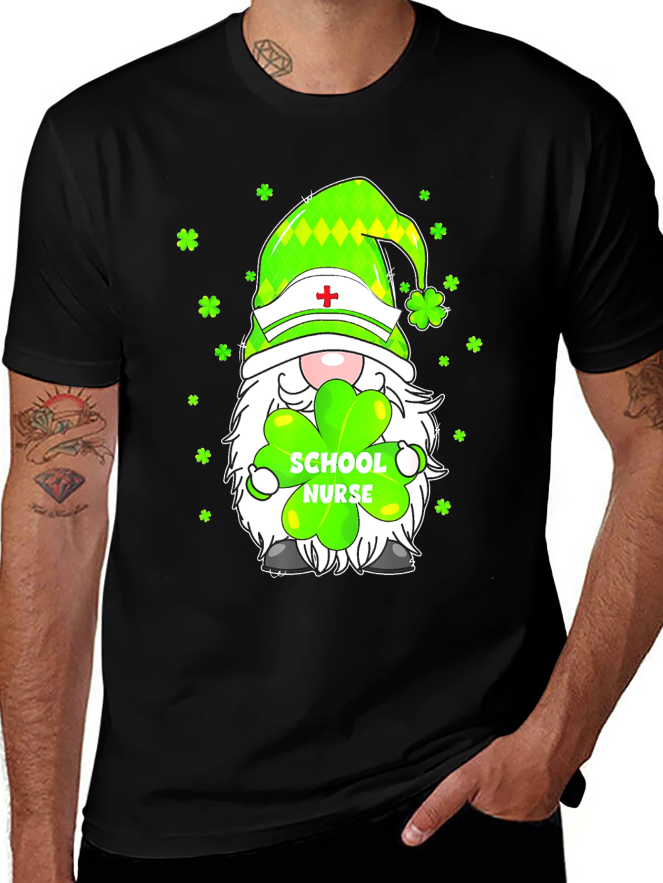 Variant 19 of School Nurse St. Patrick's Day T-Shirt