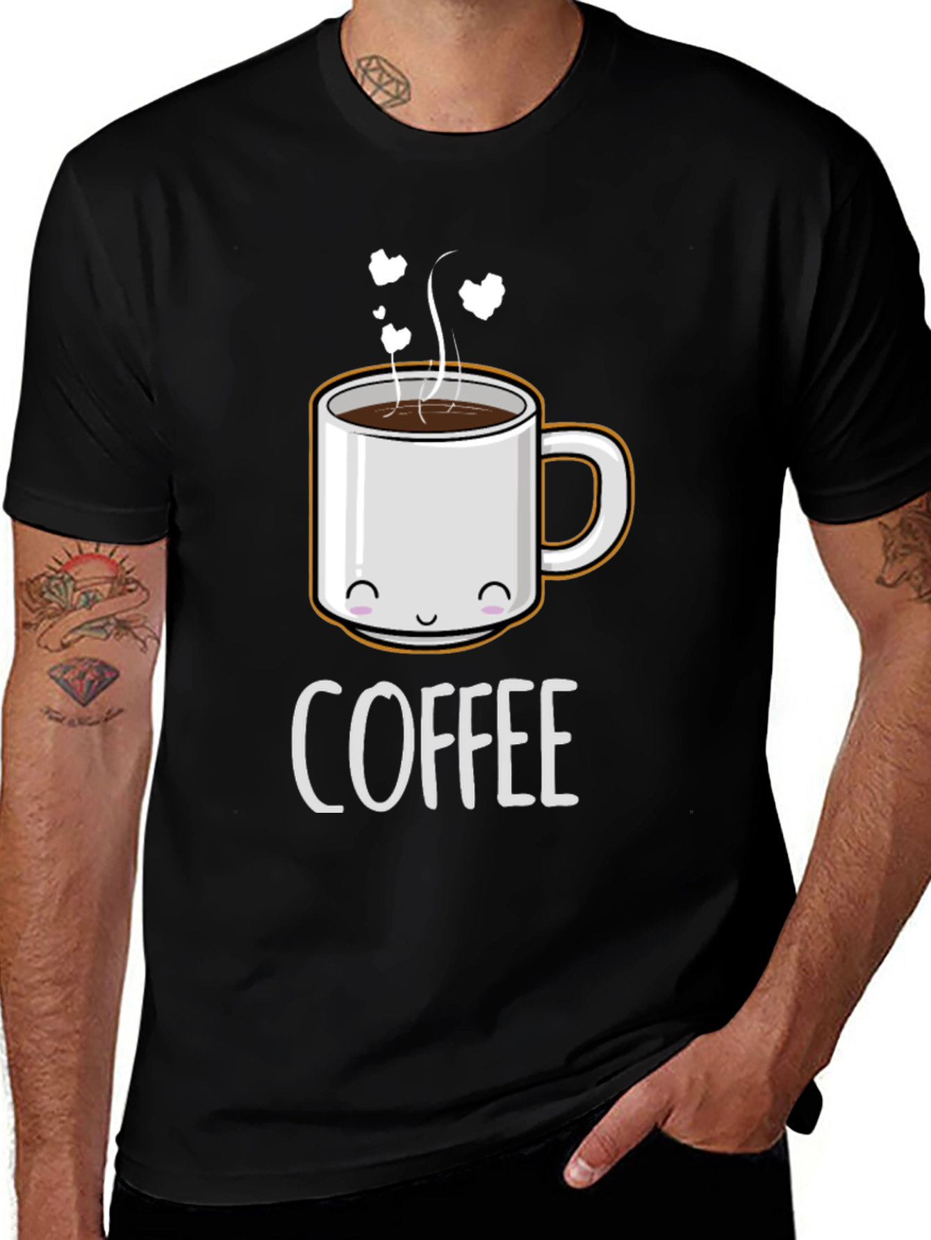 Variant 10 of Cute Coffee Mug Graphic T-Shirt