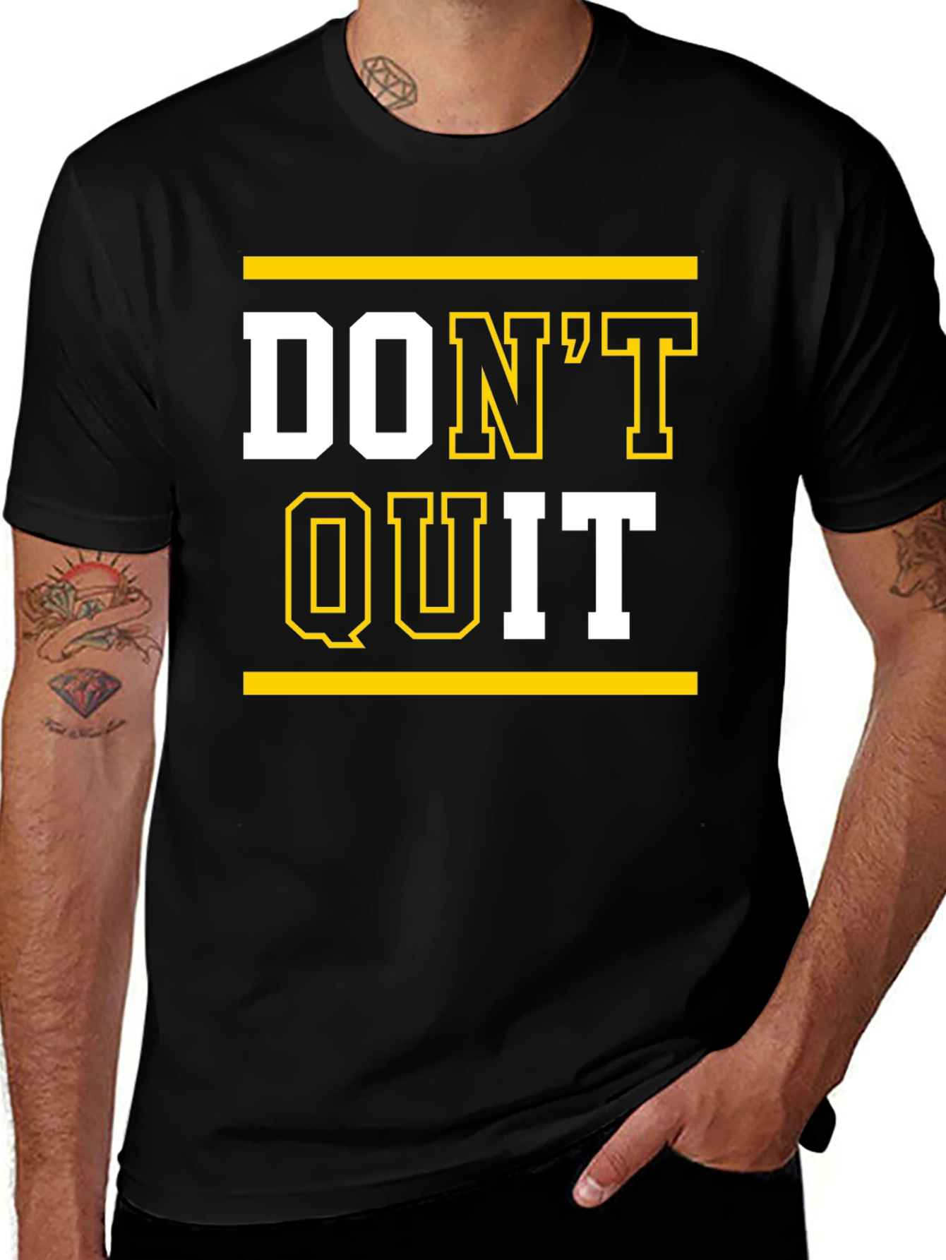 Variant 18 of Don't Quit Motivational Graphic T-Shirt