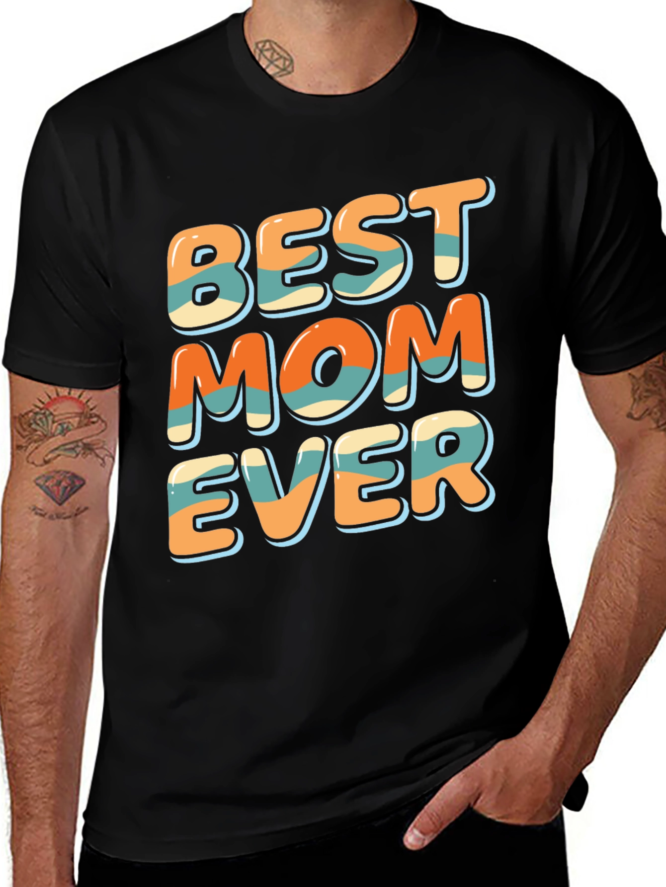 Variant 5 of Best Mom Ever Graphic T-Shirt - Unisex