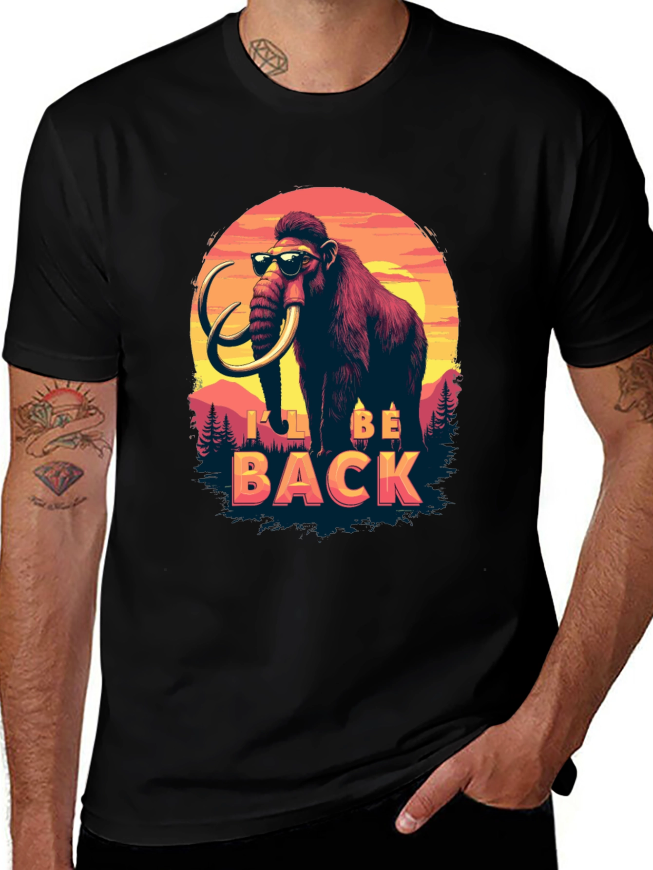 I'll Be Back Mammoth T-Shirt 
