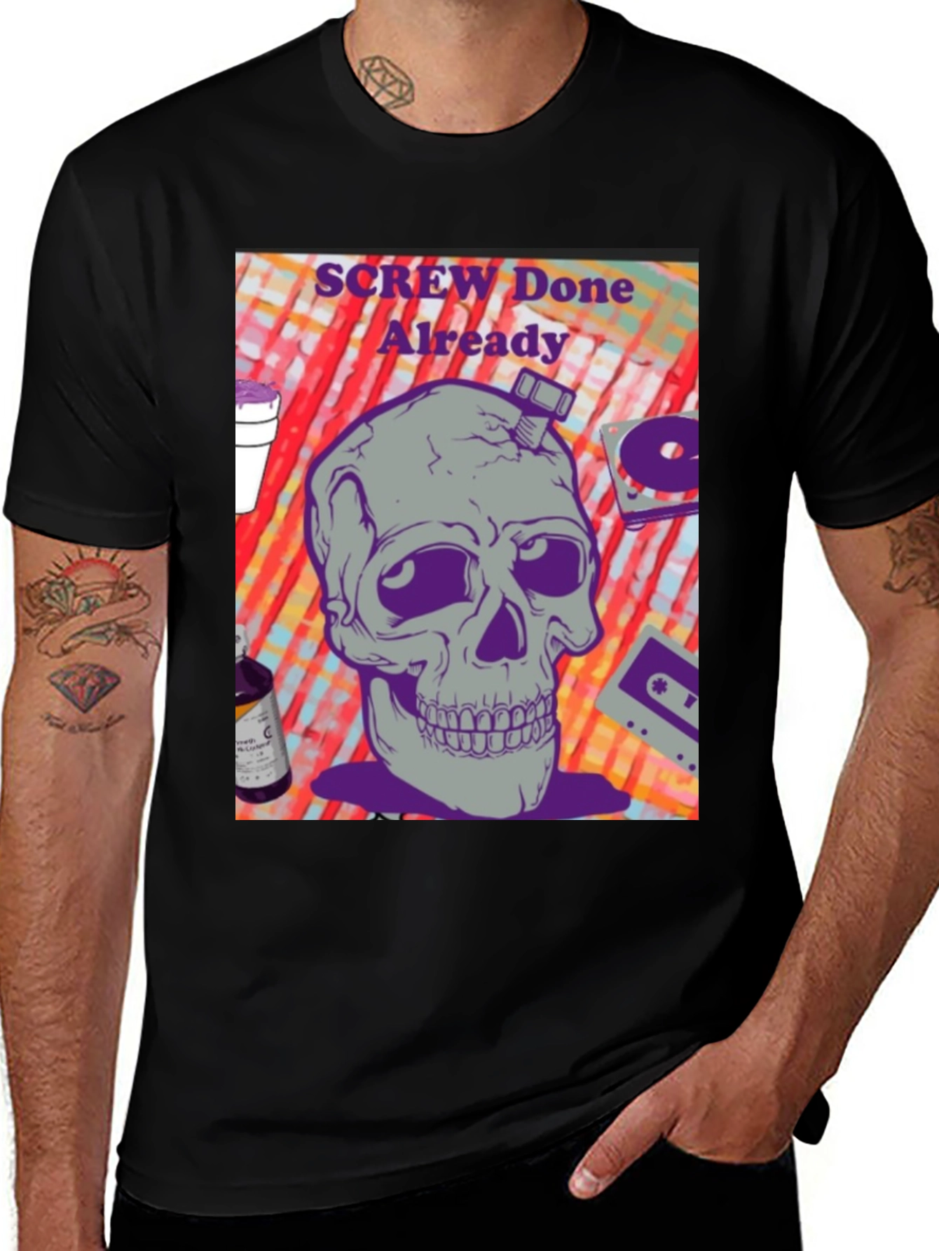Variant 20 of Screw Done Already Graphic T-Shirt