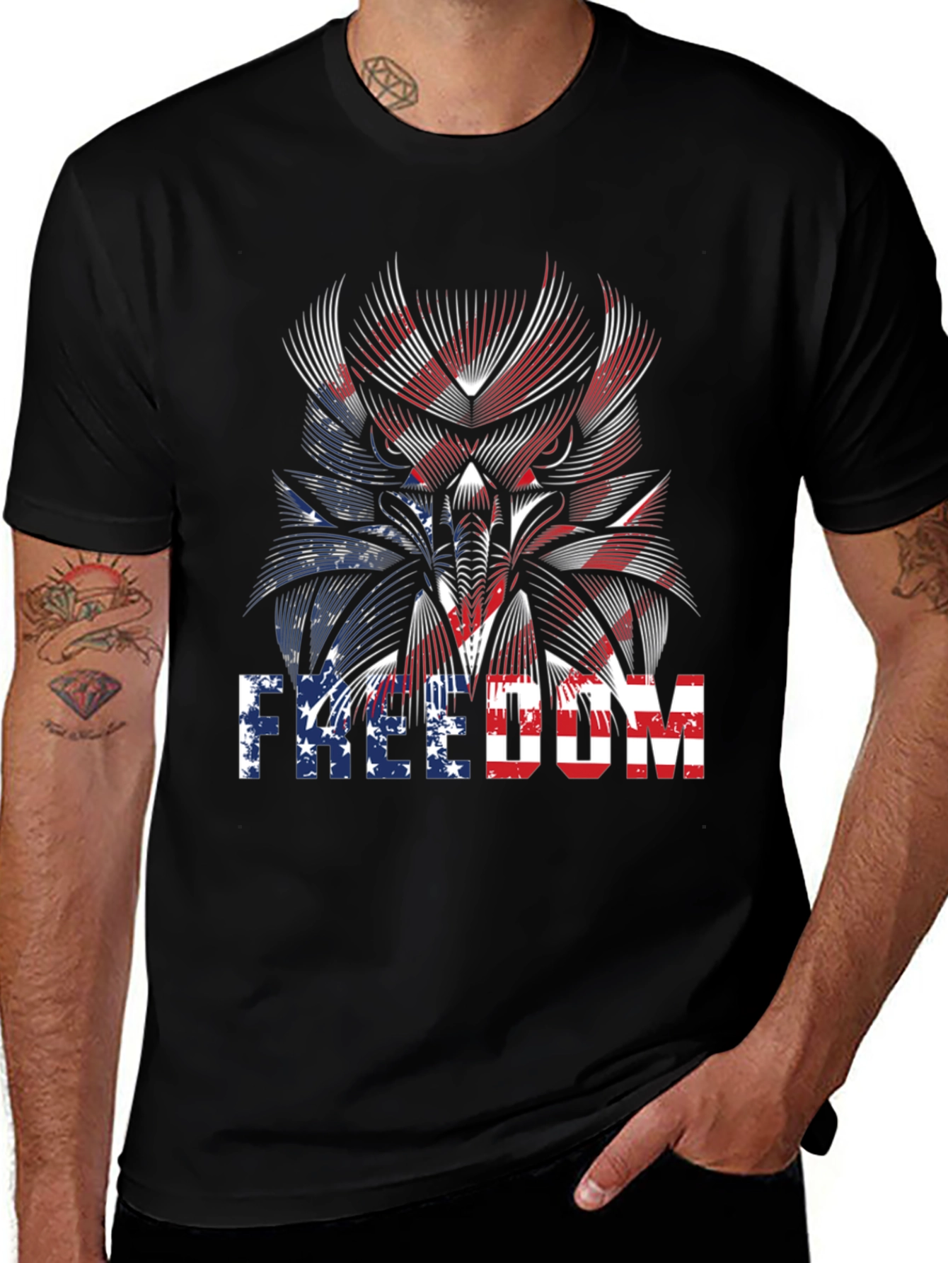 Variant 25 of Patriotic Eagle Freedom T-Shirt
