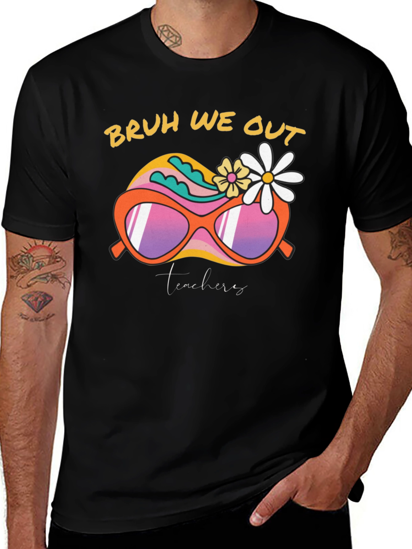 Variant 22 of Bruh We Out Teachers Graphic T-Shirt