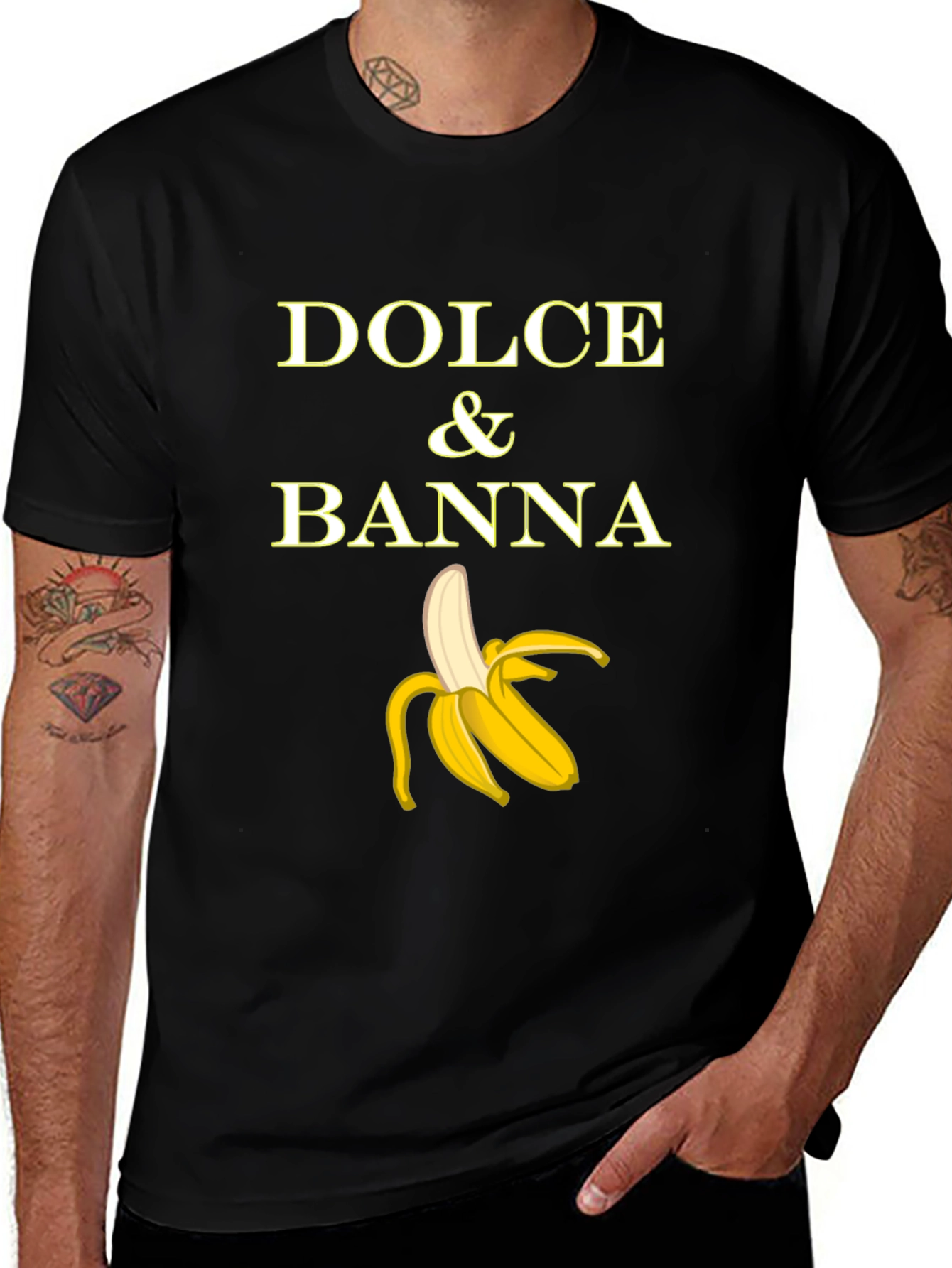 Variant 9 of Dolce & Banna T-Shirt Funny Banana Graphic Tee
