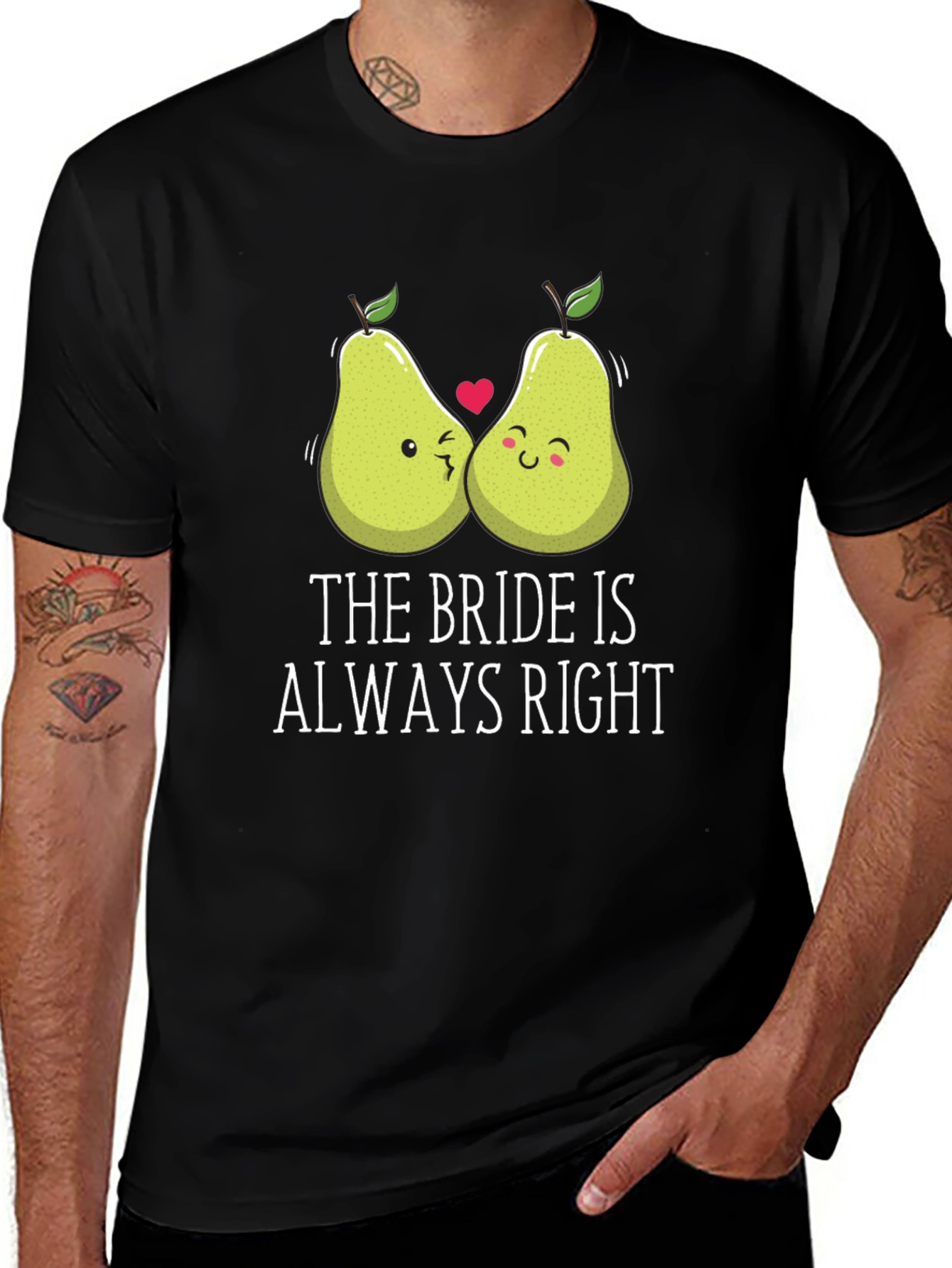 Variant 11 of Funny Bride T-Shirt - The Bride Is Always Right
