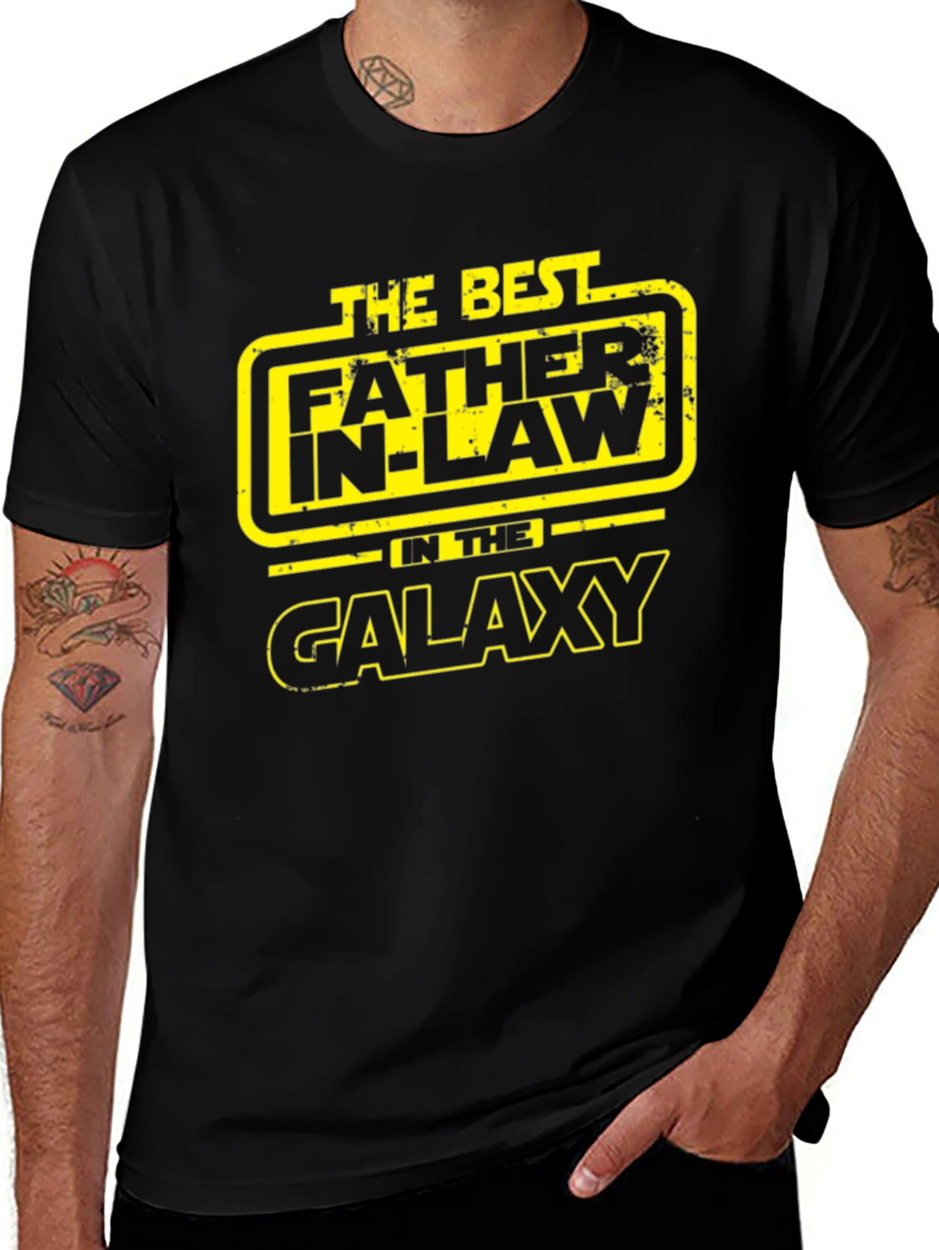 Variant 11 of Best Father In Law Galaxy T-Shirt