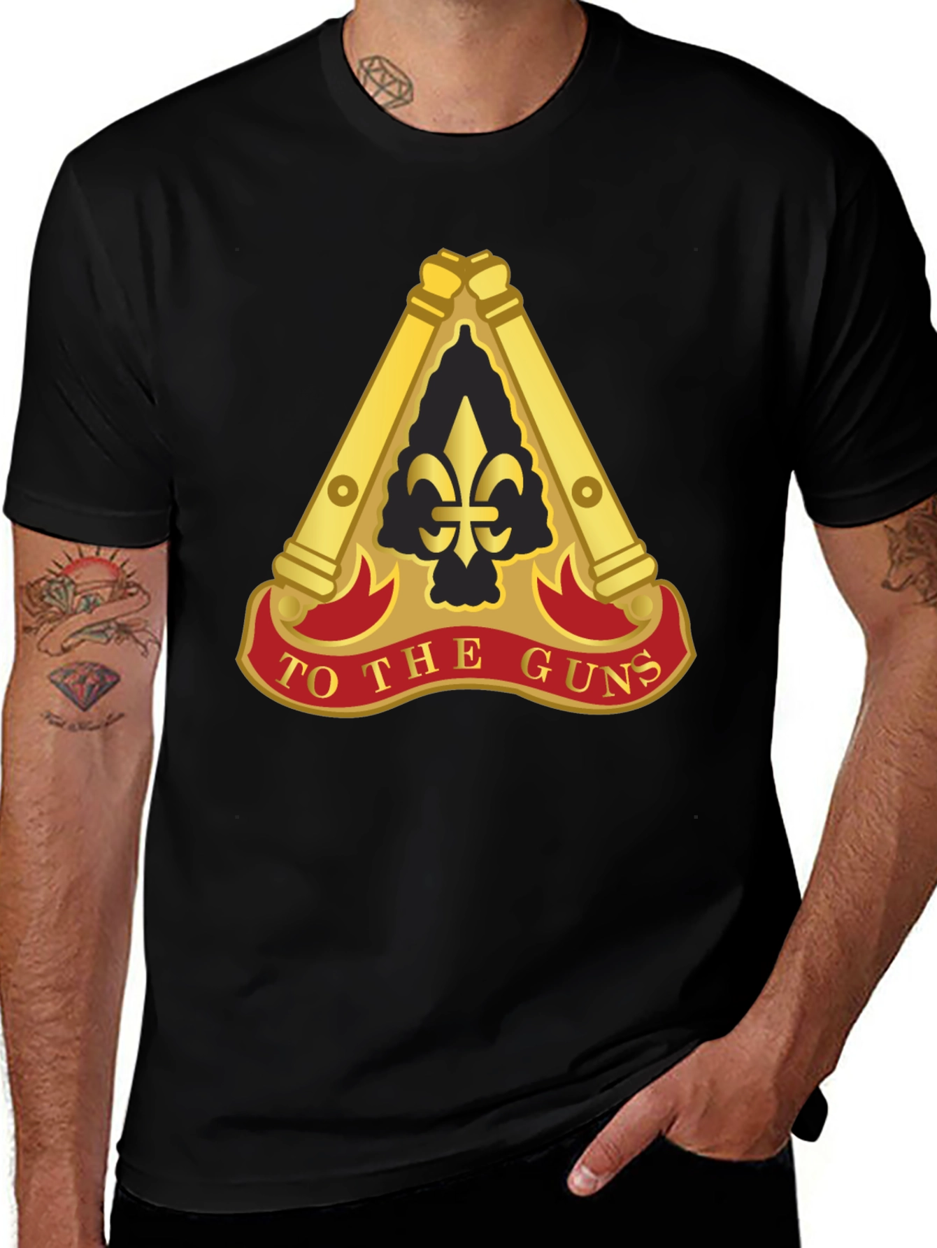 Variant 20 of To The Guns Artillery T-Shirt