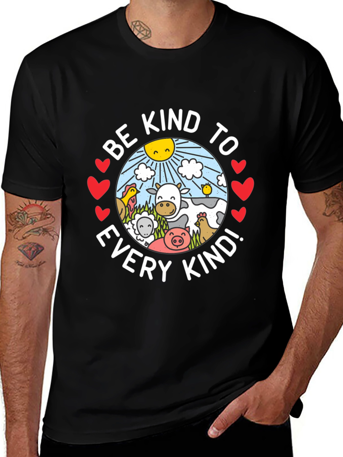 Variant 8 of Be Kind to Every Kind Tee - Animal Lover Shirt