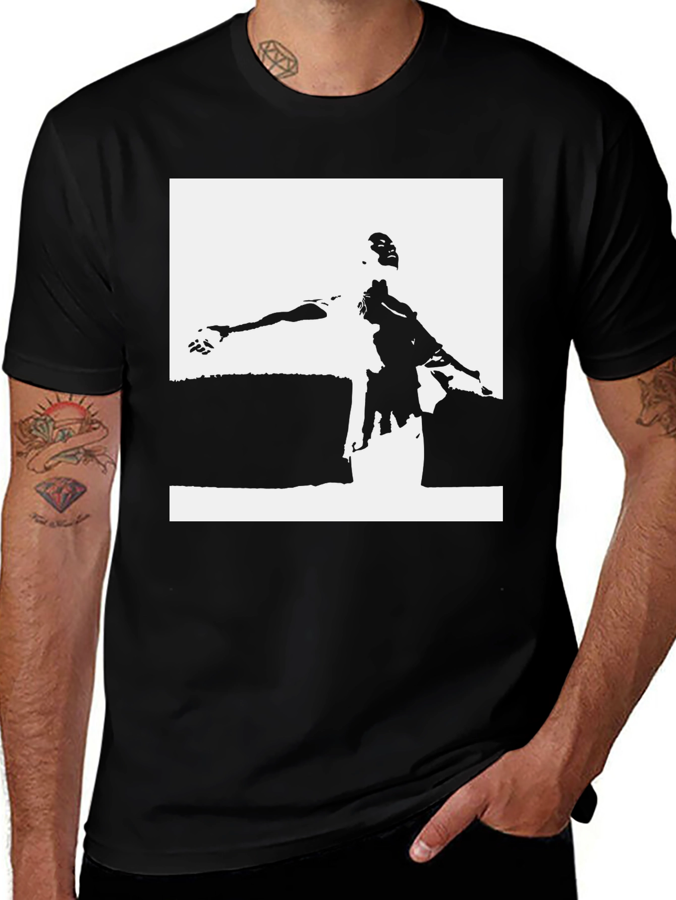 Variant 12 of Abstract Black T-Shirt