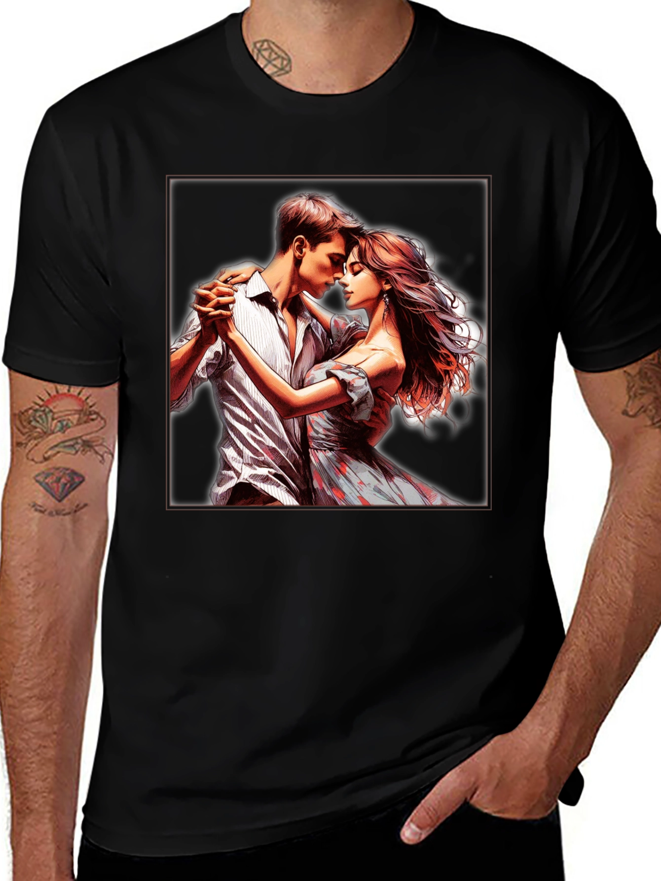 Variant 16 of Romantic Tango T-Shirt