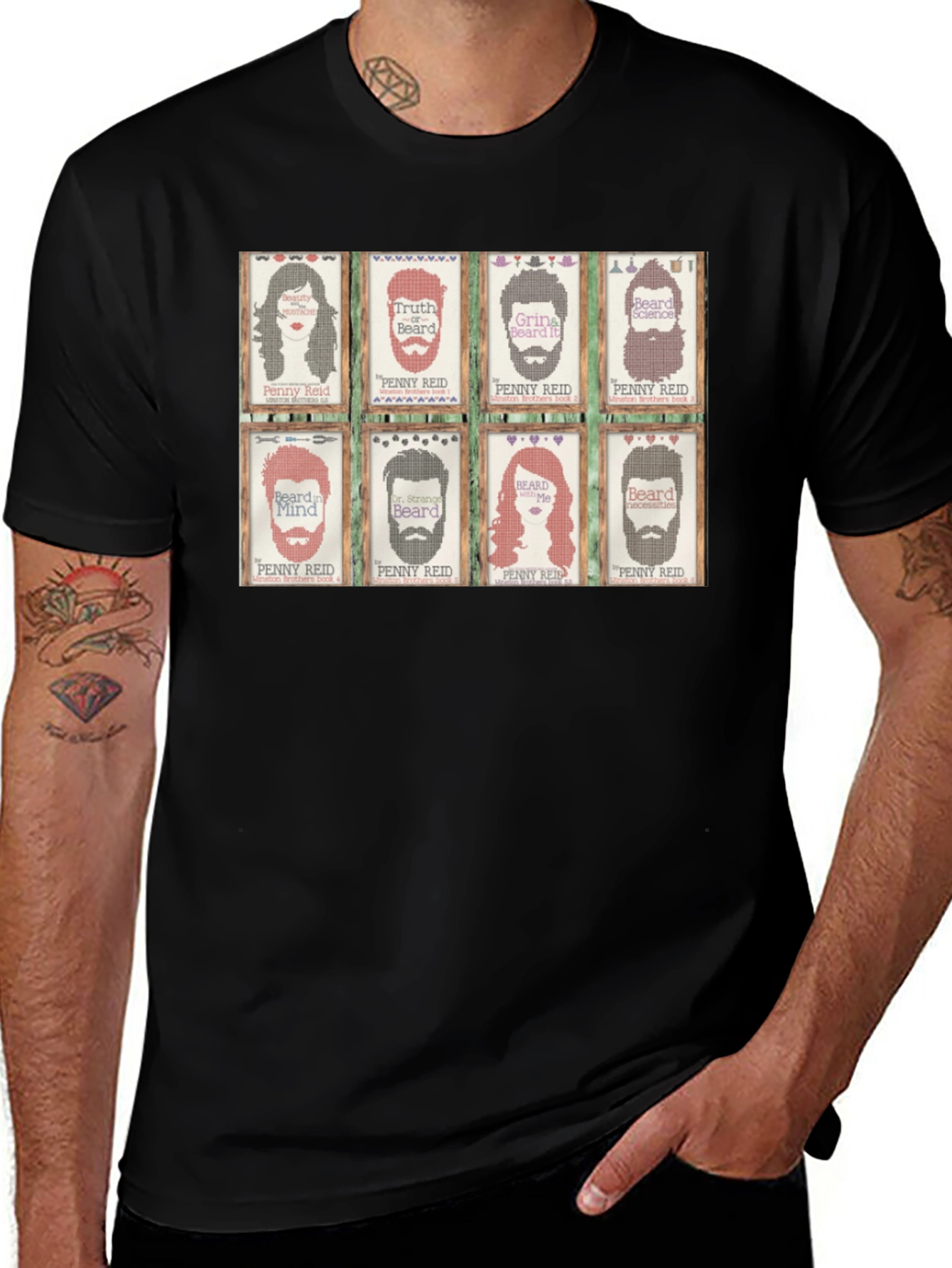 Variant 14 of Beard T-Shirt - Funny Graphic Novelty Tee