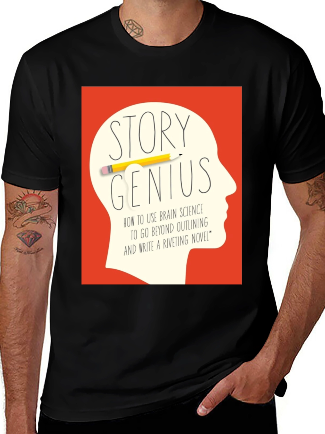 Story Genius T-Shirt: Brain Science Novel Writing Tee