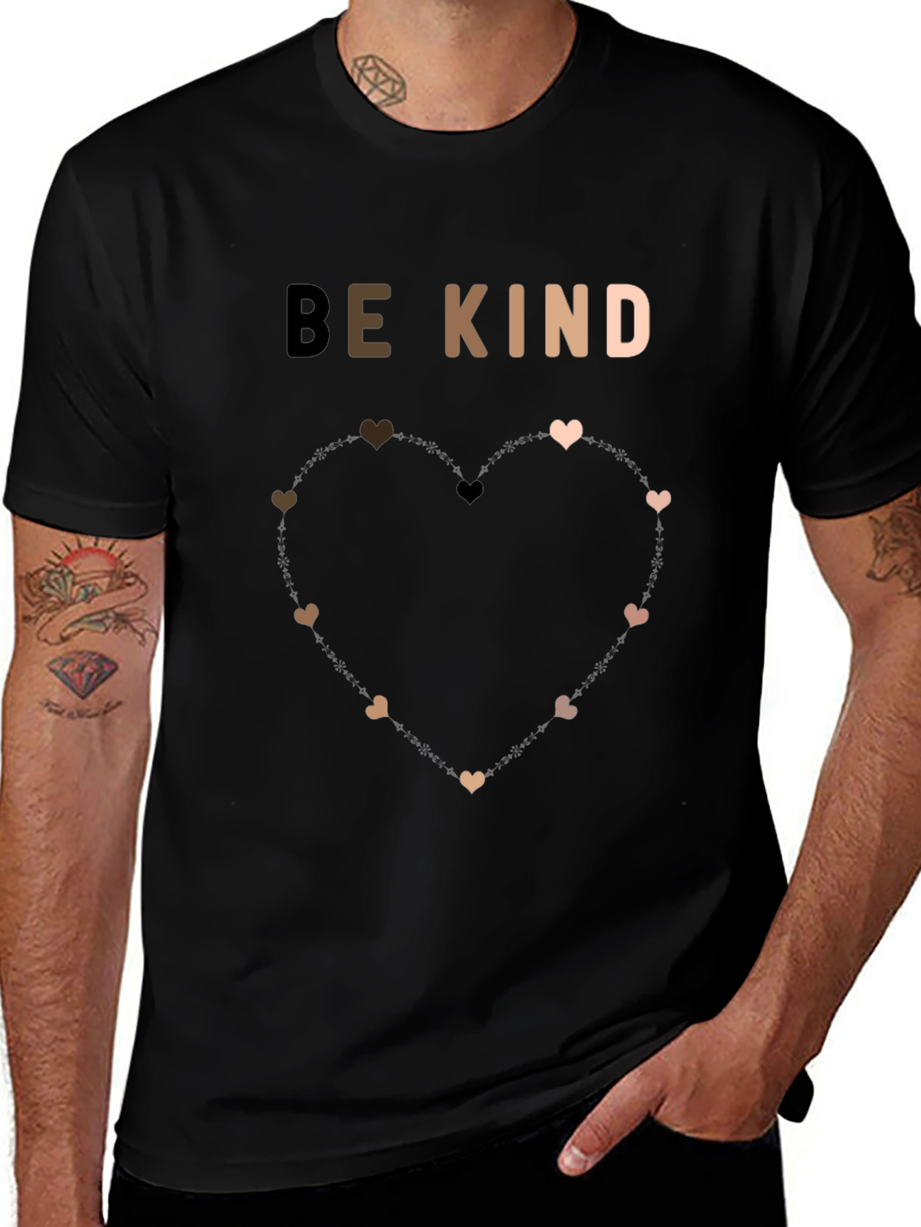 Be Kind Heart Graphic Tee