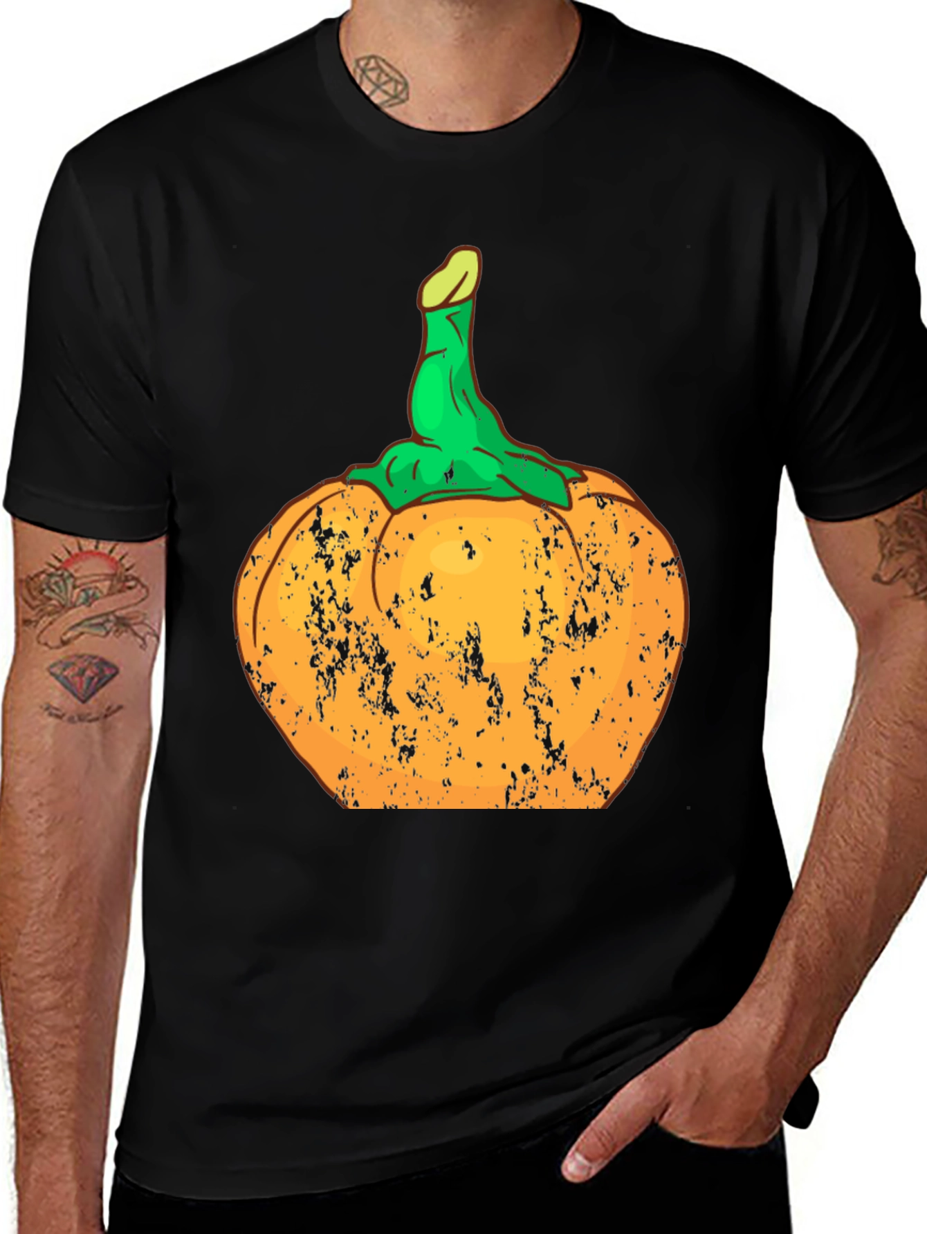 Variant 25 of Pumpkin Graphic T-Shirt - Halloween Style