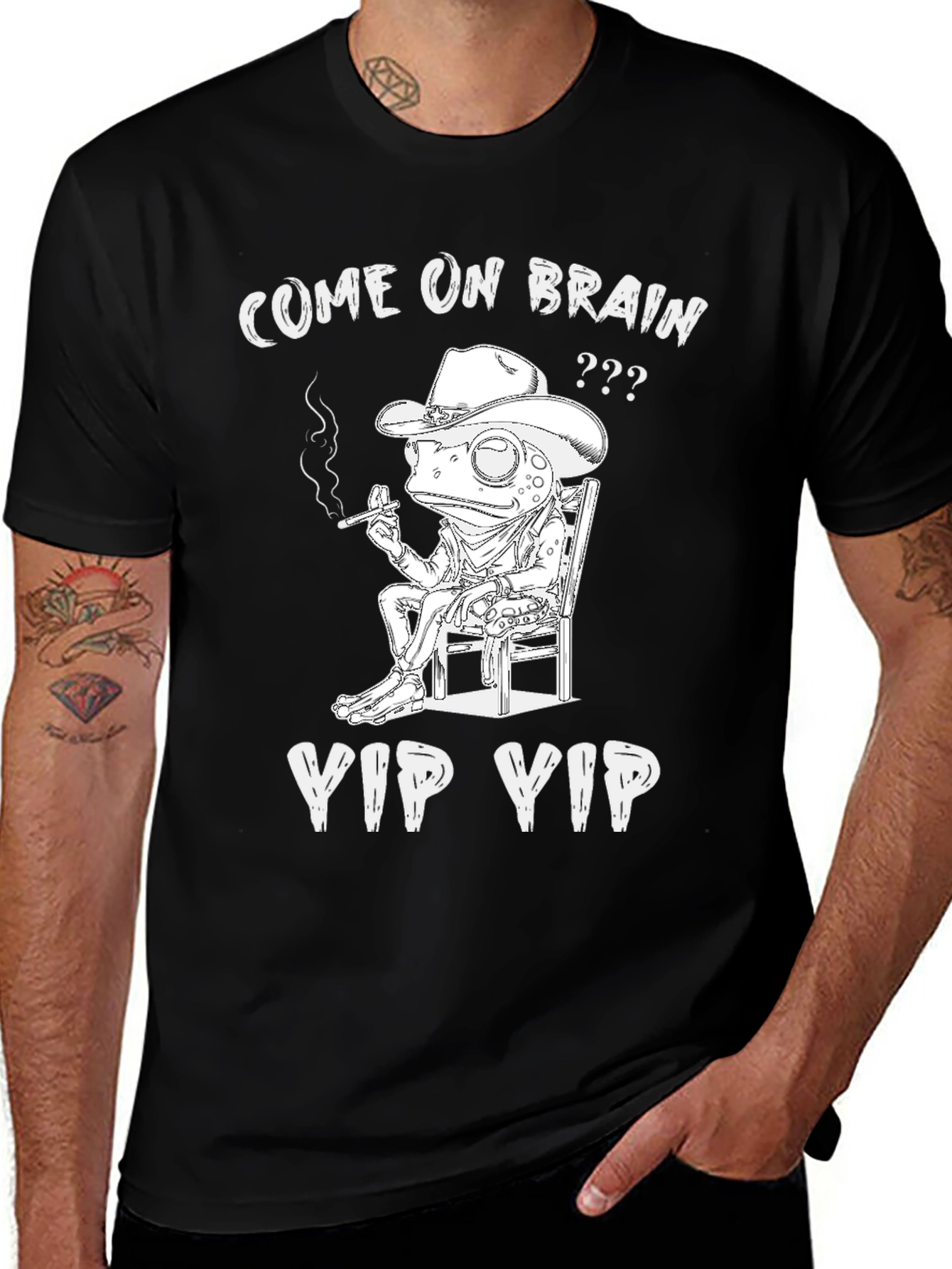 Variant 11 of Come On Brain Frog Yip Yip T-Shirt